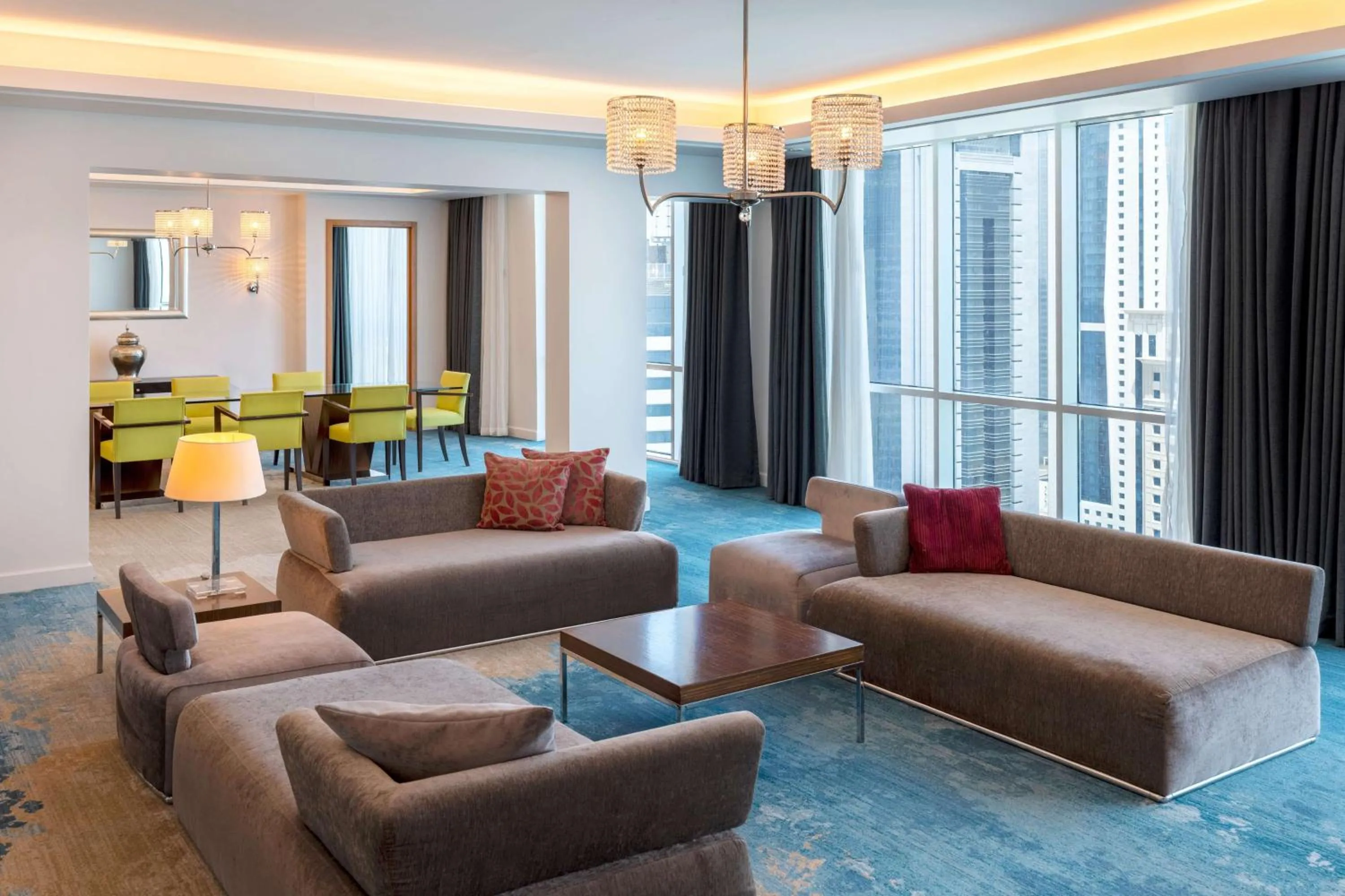 Living room in Hilton Doha