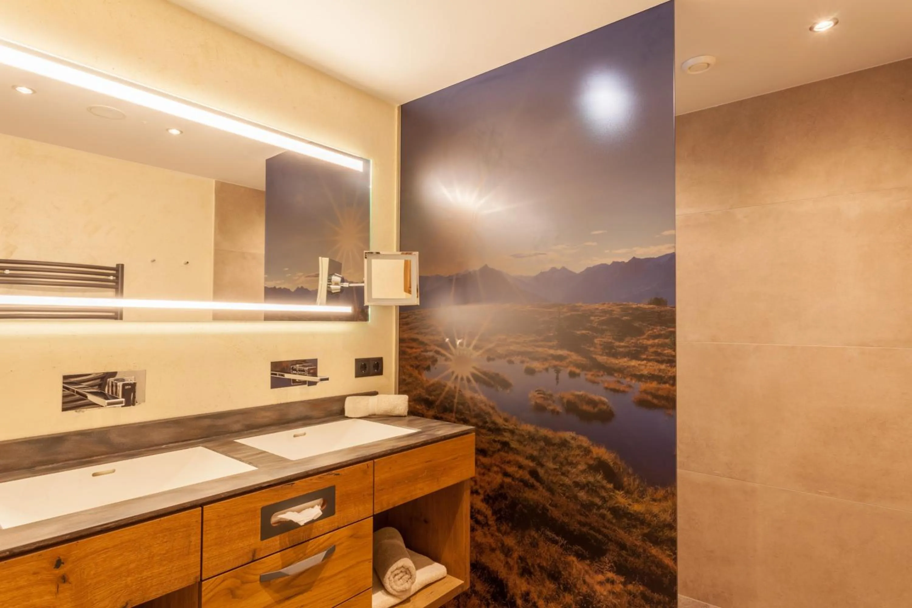 Bathroom in Ferienhotel Sonnenhof