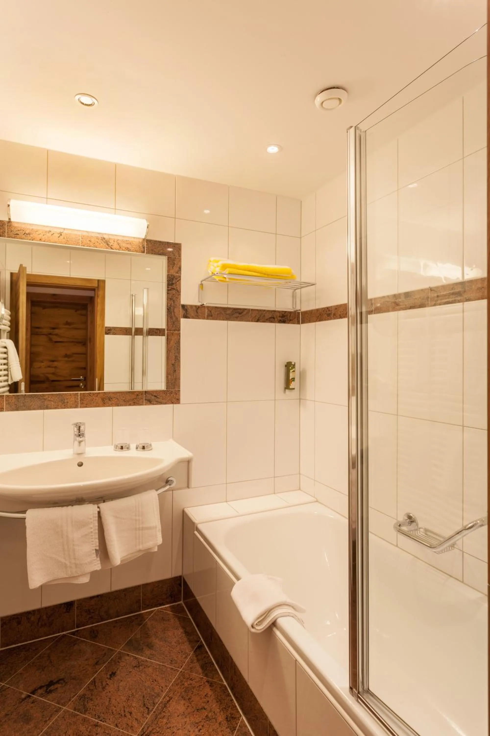 Bathroom in Ferienhotel Sonnenhof