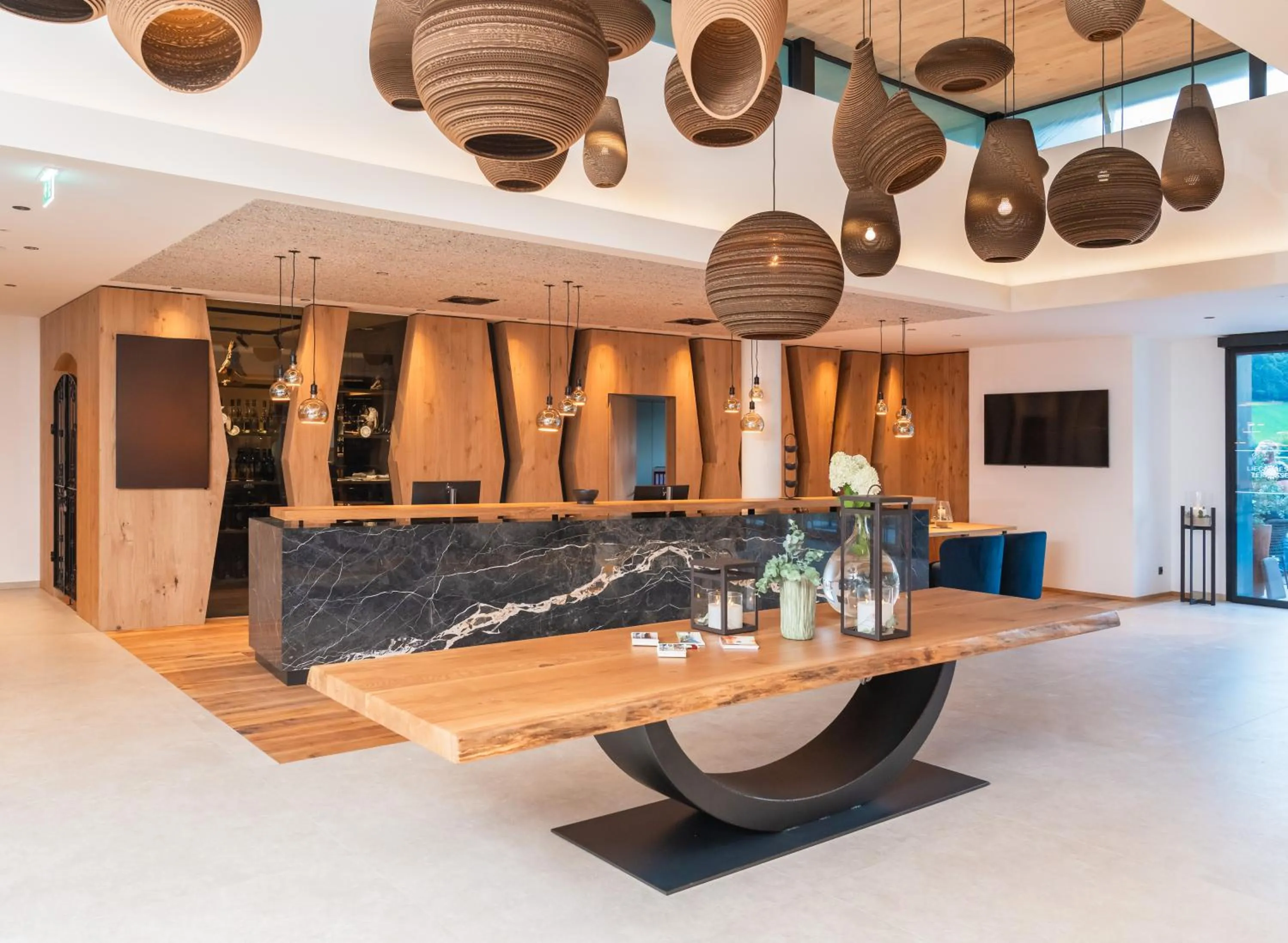 Lobby or reception in Ferienhotel Sonnenhof