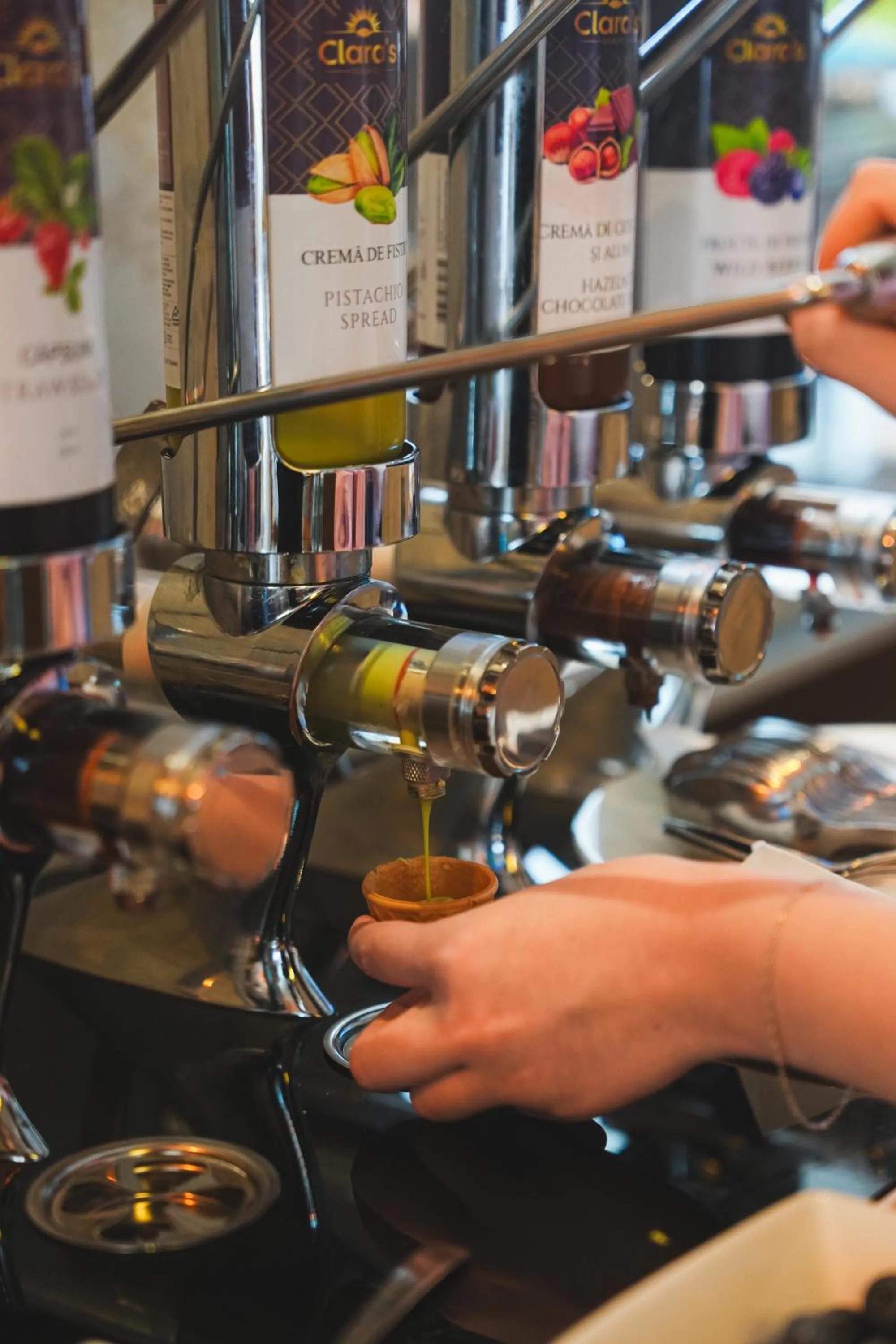 Breakfast in Bucharest Unirii Square - Handwritten Collection