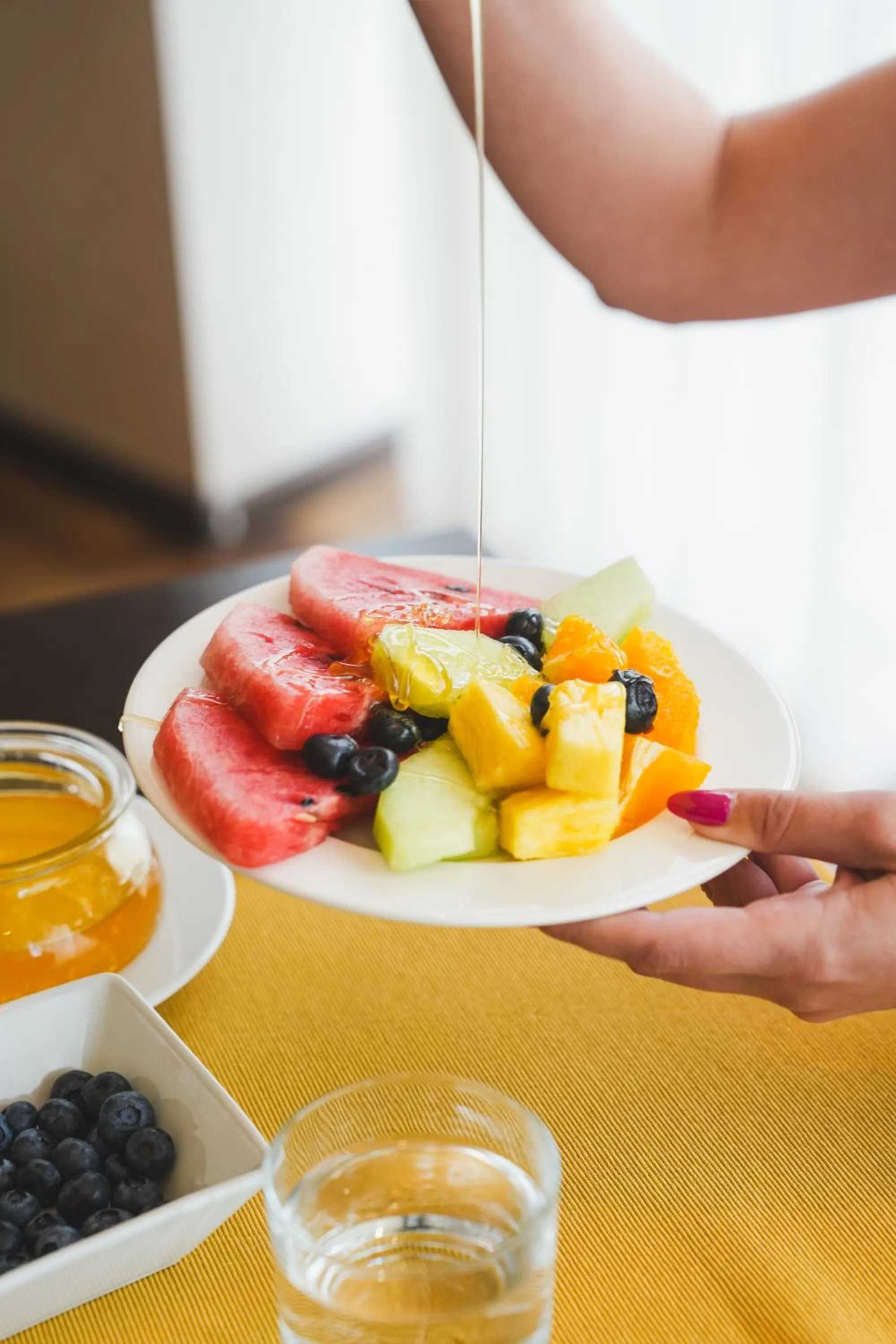 Breakfast in Bucharest Unirii Square - Handwritten Collection