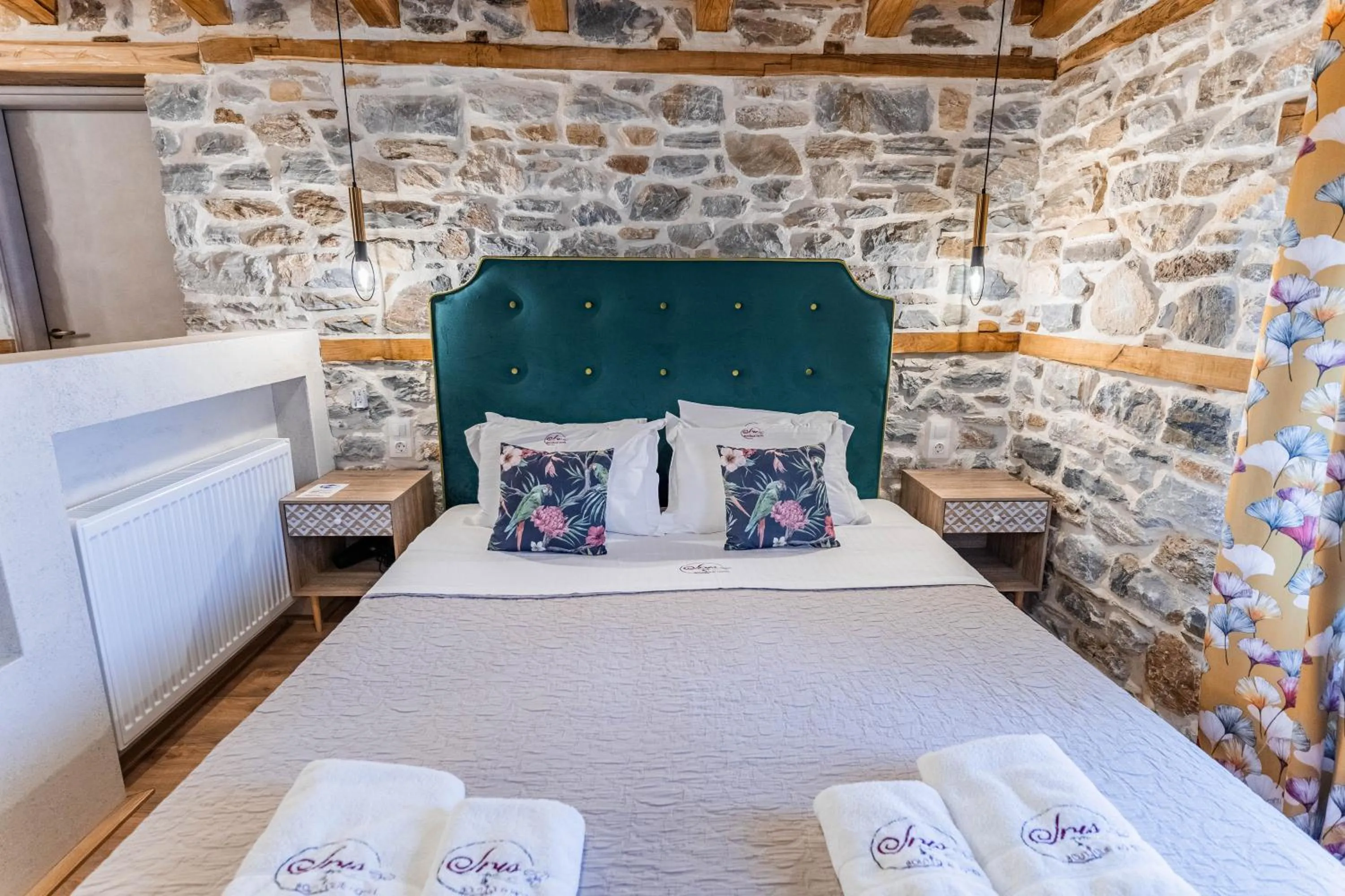 Bed in Guesthouse Iris