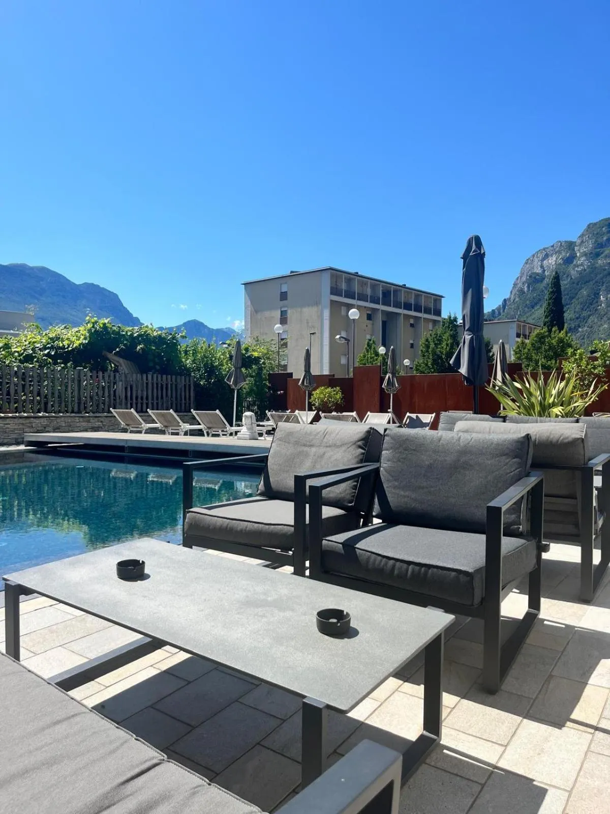 Patio in Hotel Virgilio