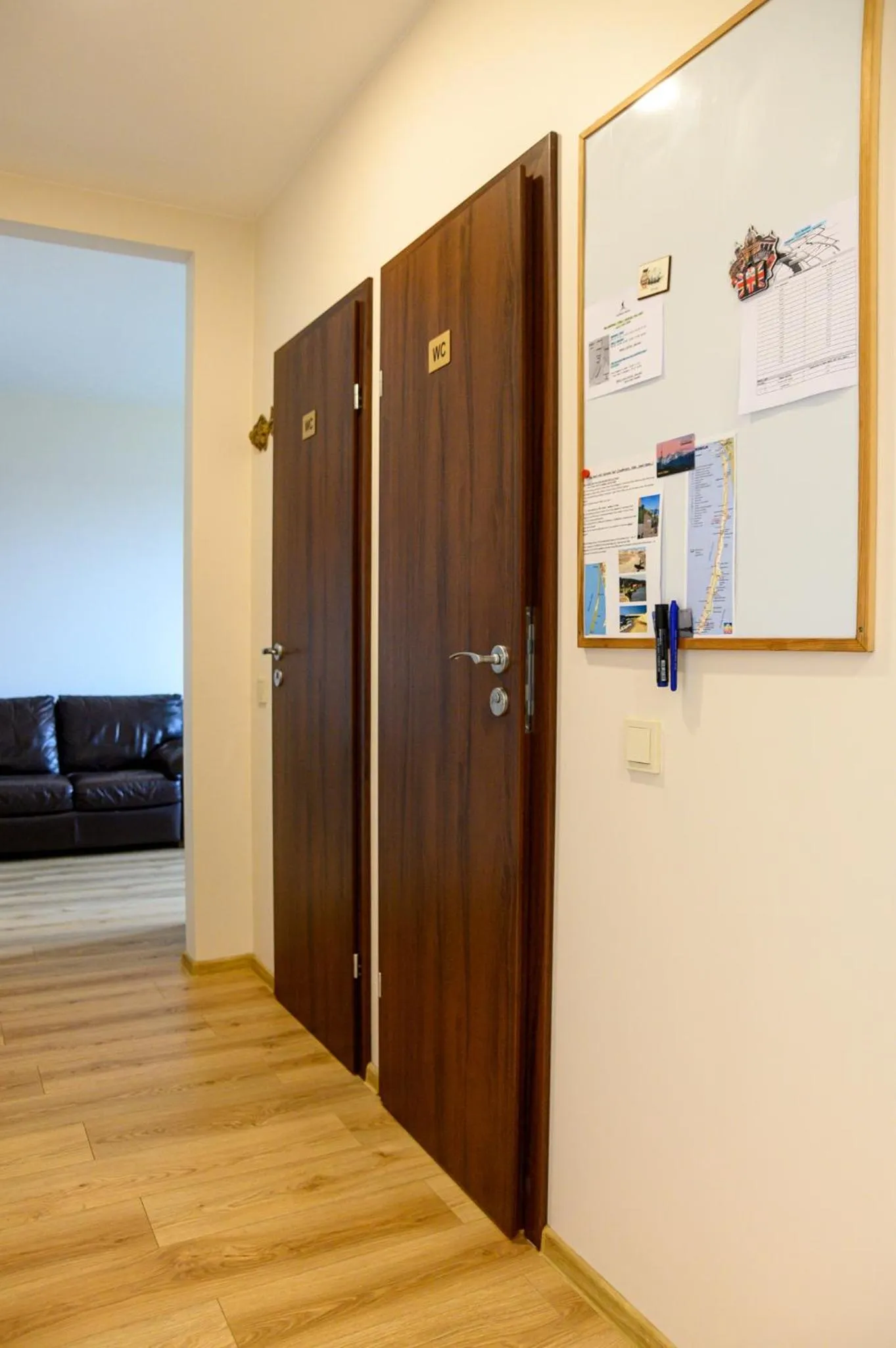 Area and facilities in Klaipeda Hostel
