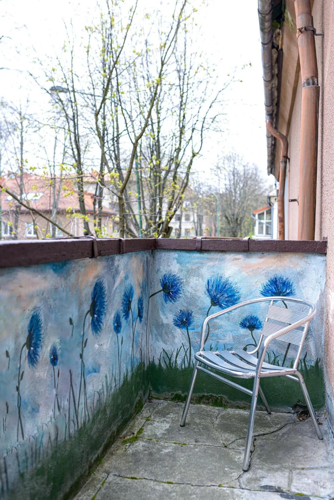 Balcony/Terrace in Klaipeda Hostel