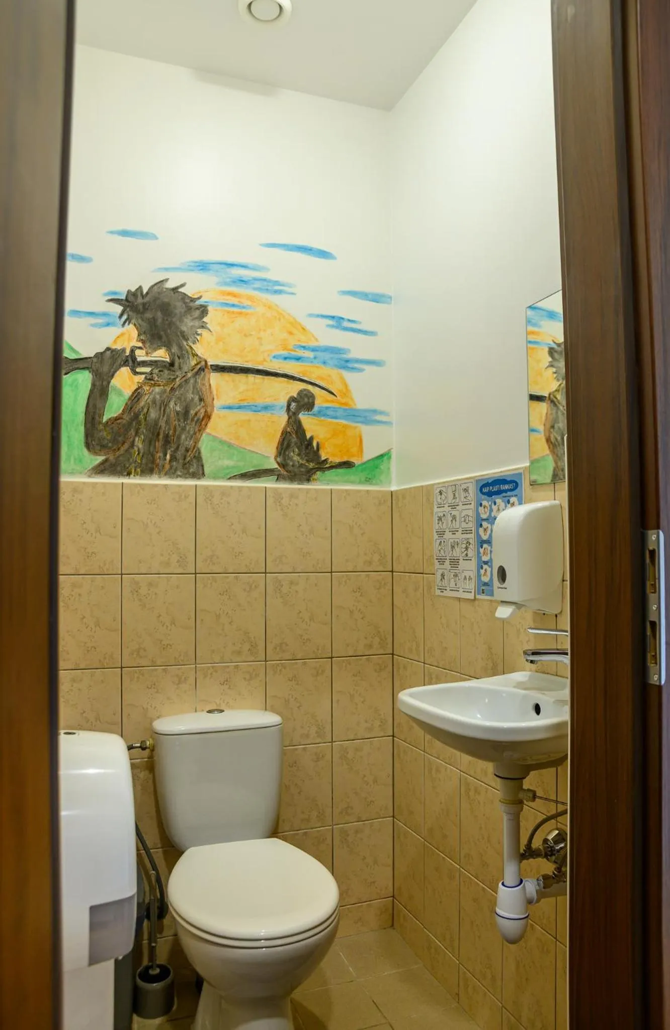 Toilet in Klaipeda Hostel
