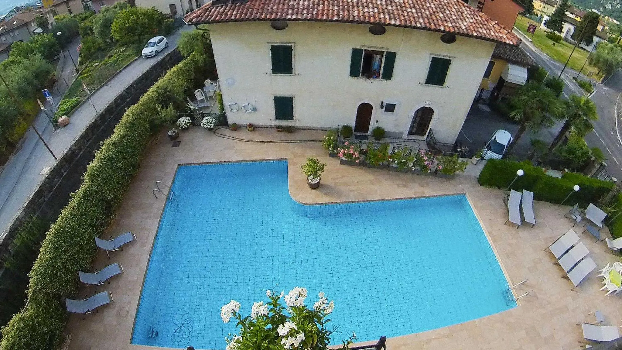 Pool view in Hotel Varone Alberello