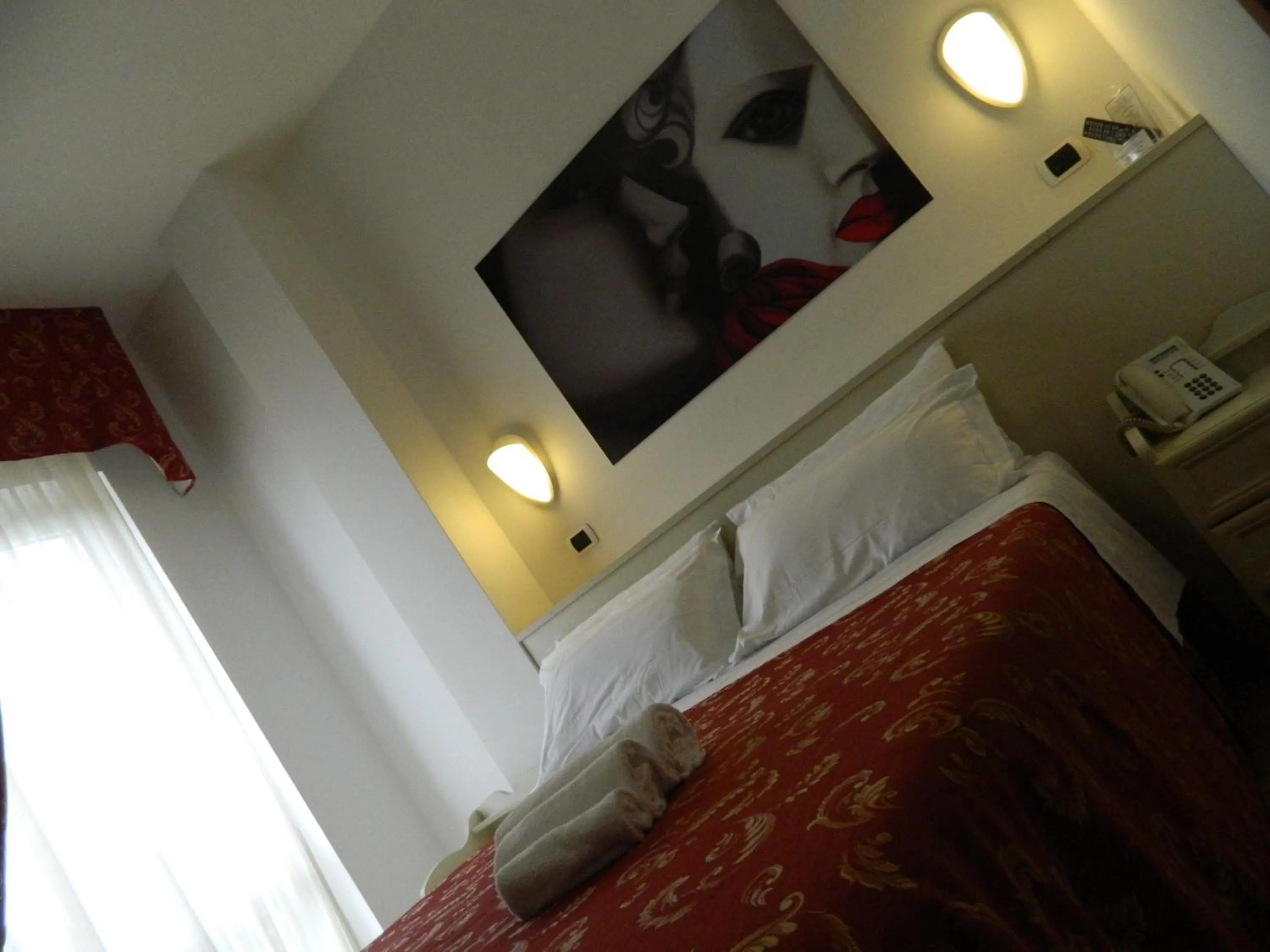 Bed in Hotel La Palazzina