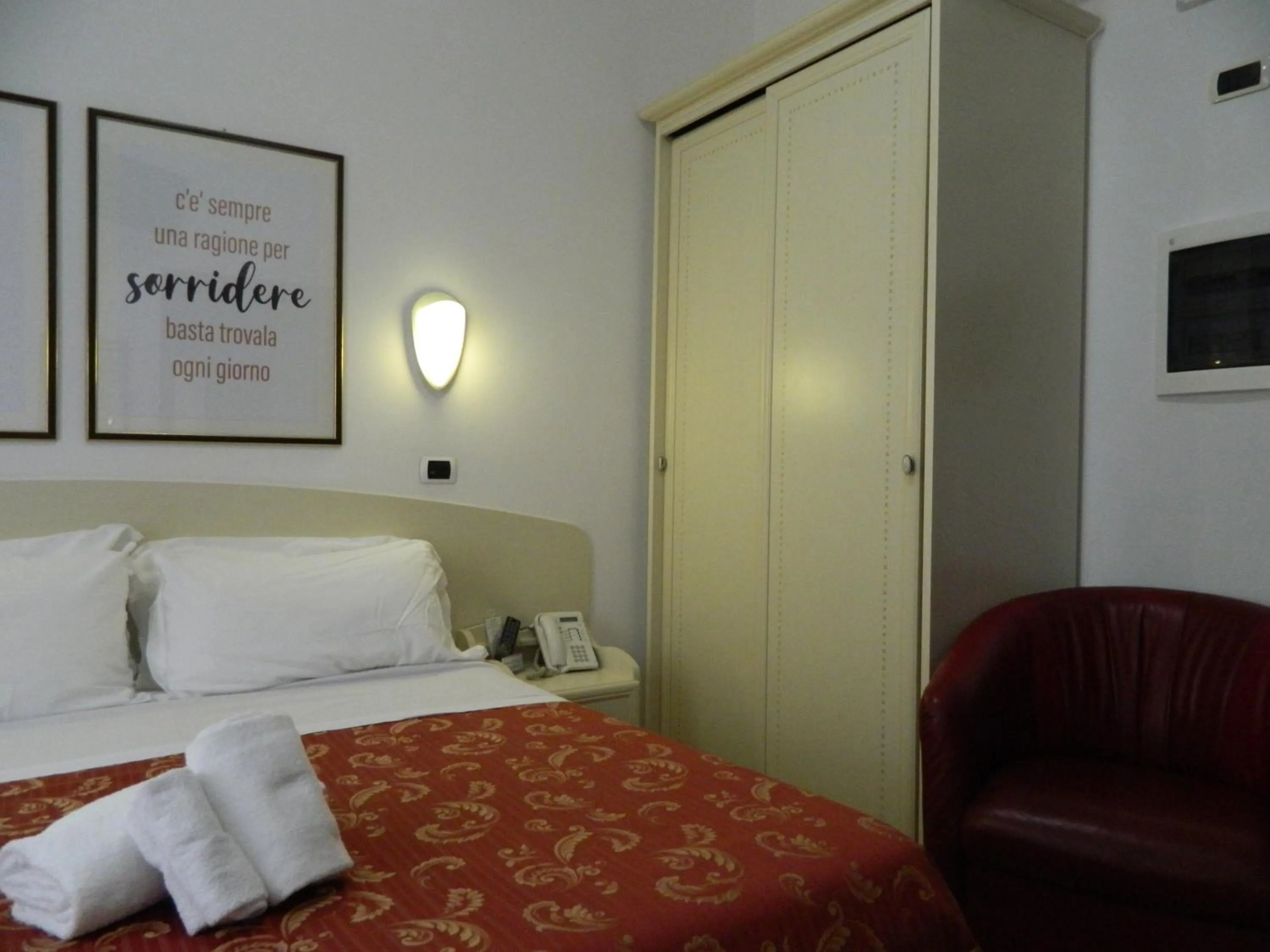 Bed in Hotel La Palazzina