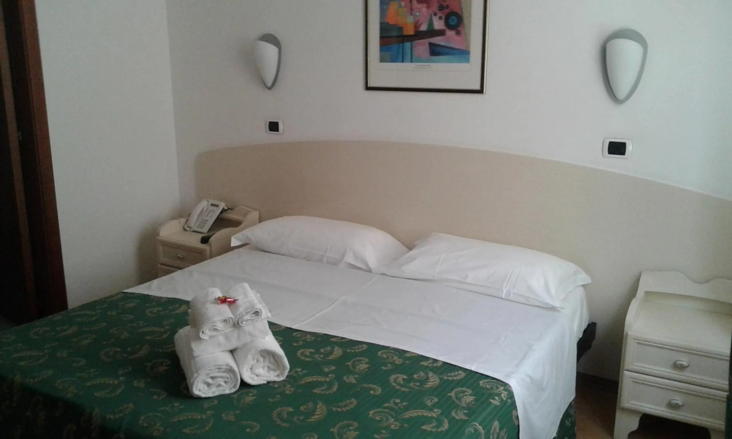 Bed in Hotel La Palazzina