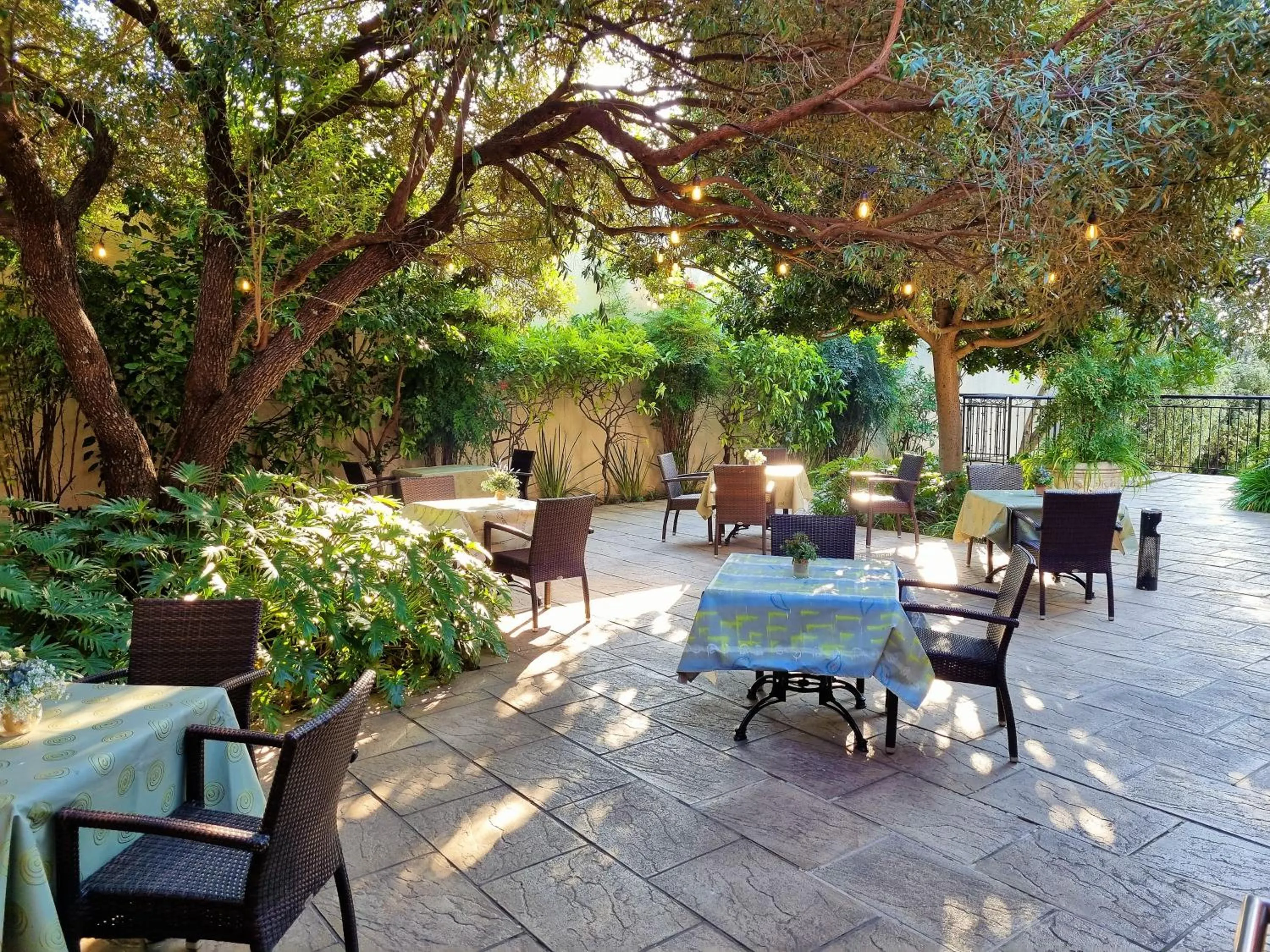 Patio in The Syrene Boutique Hotel
