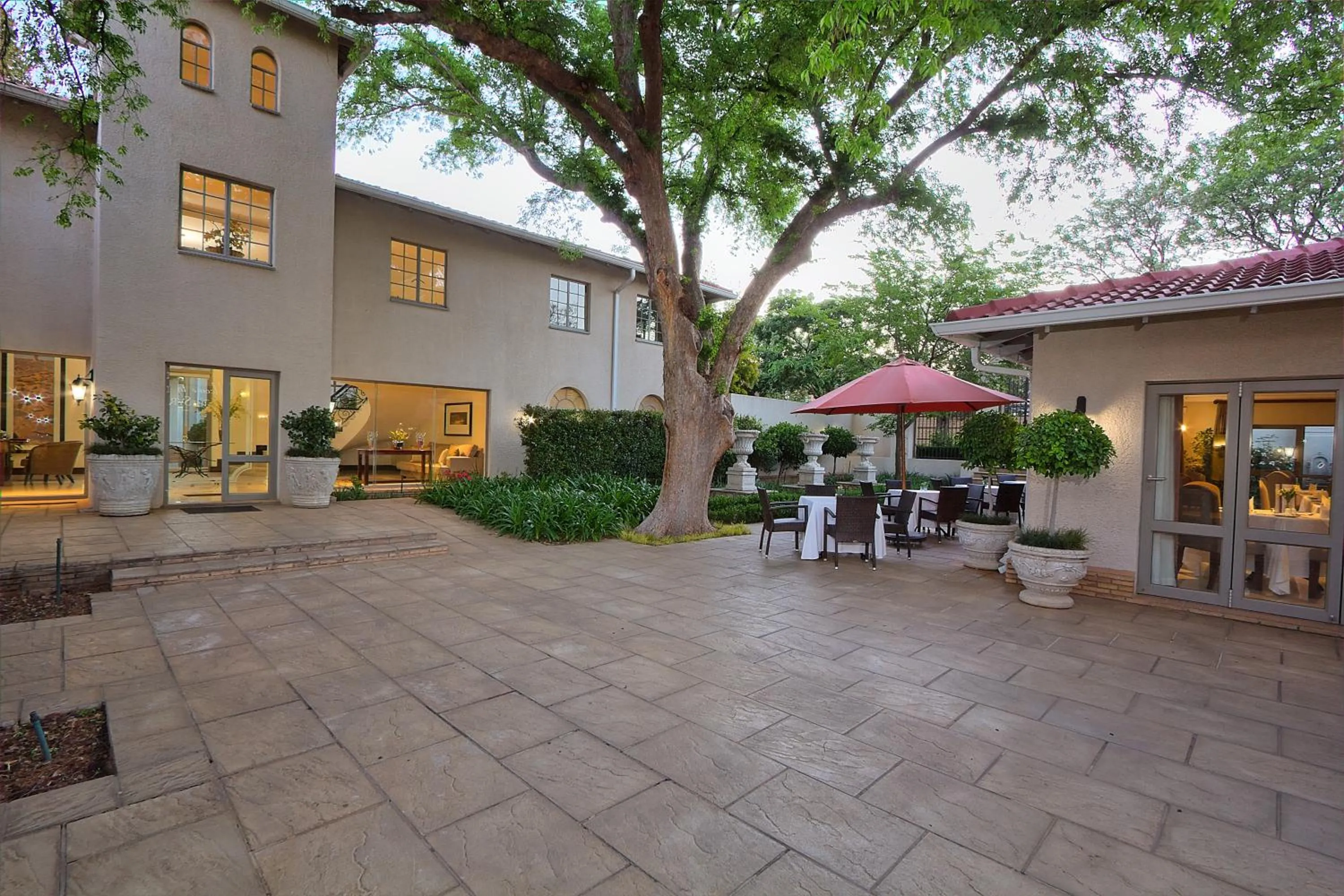 Patio in The Syrene Boutique Hotel