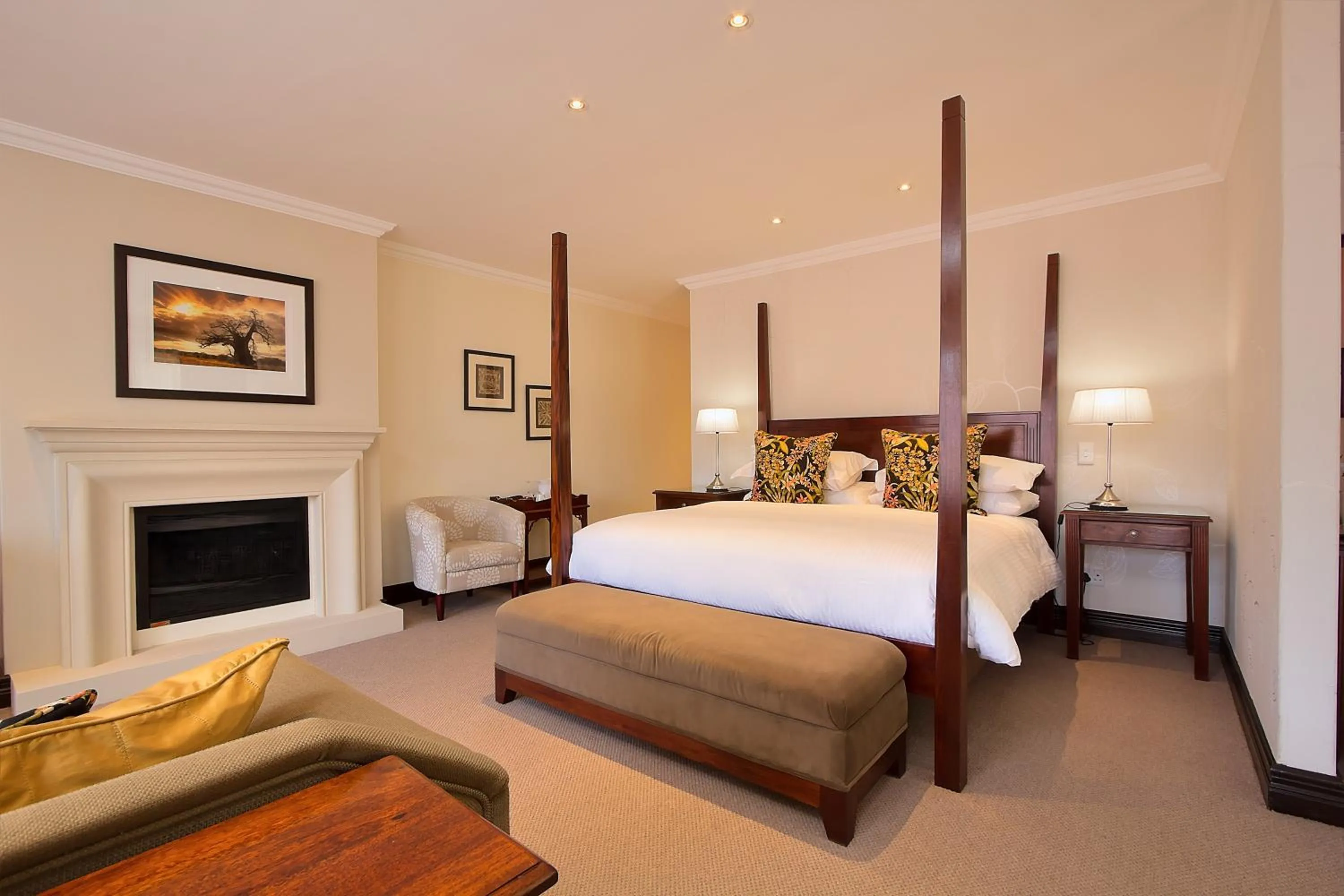 Bed in The Syrene Boutique Hotel