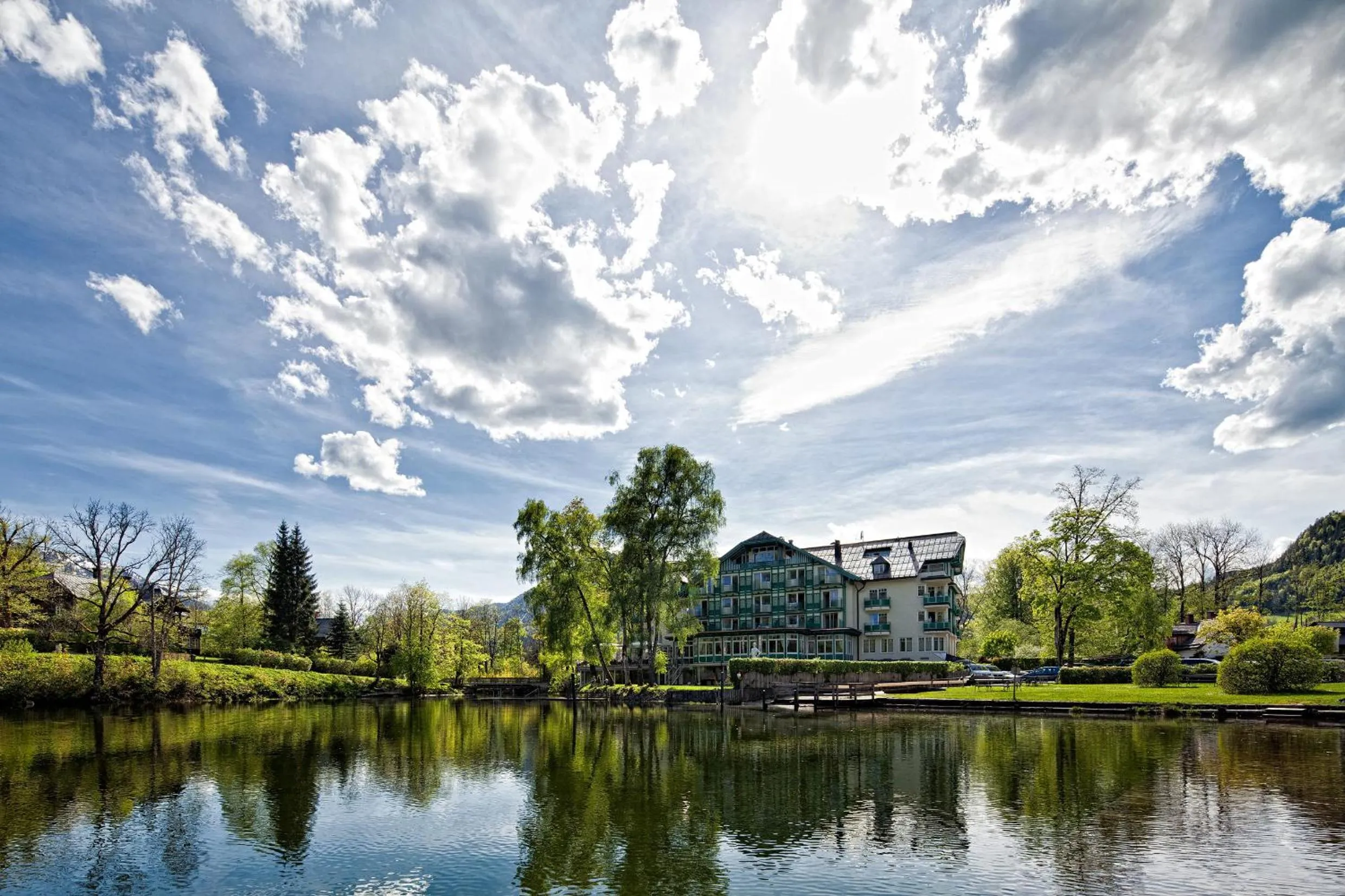 Facade/entrance in Seevilla Altaussee
