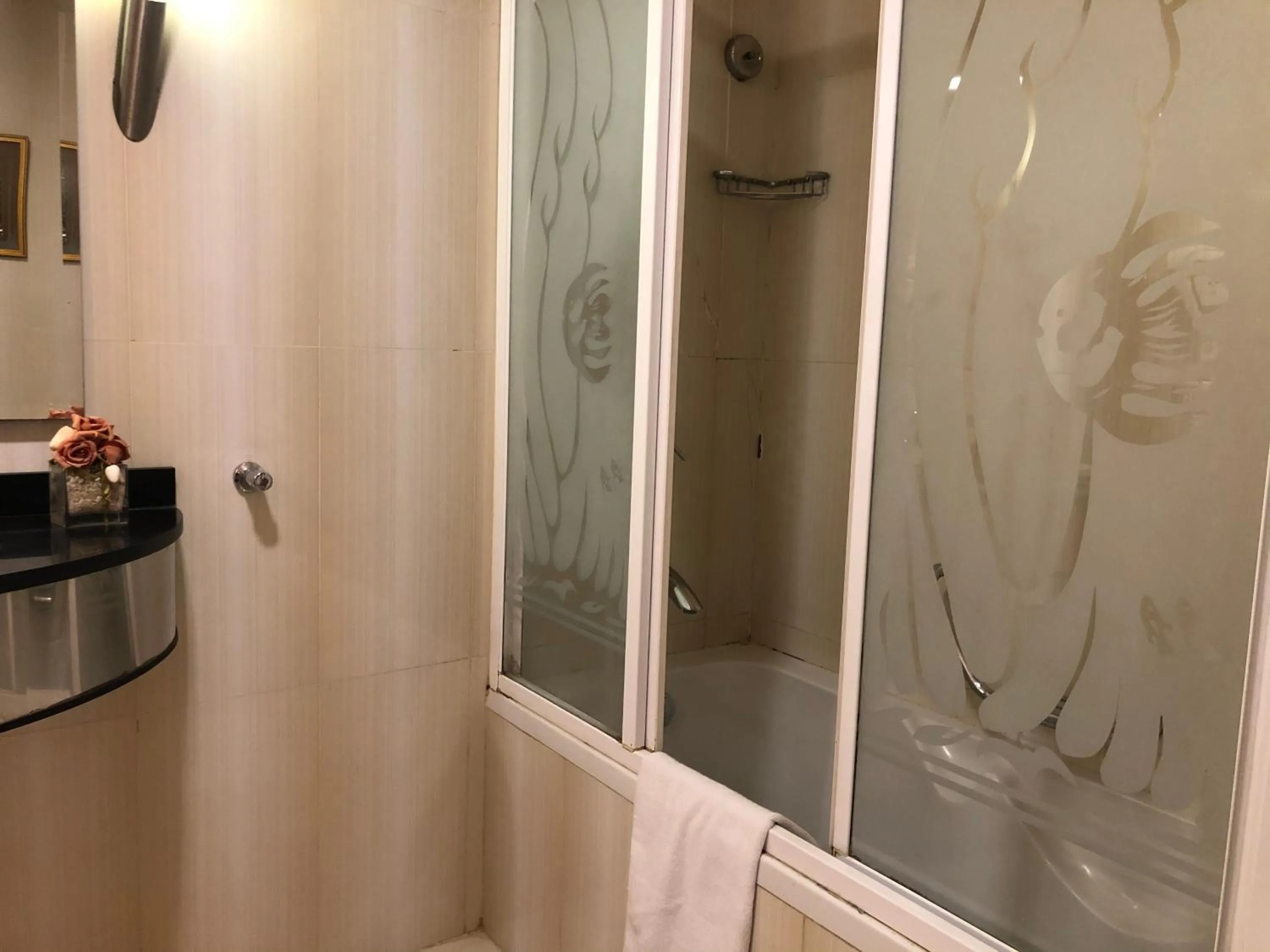 Shower in Santana Hotel Cairo