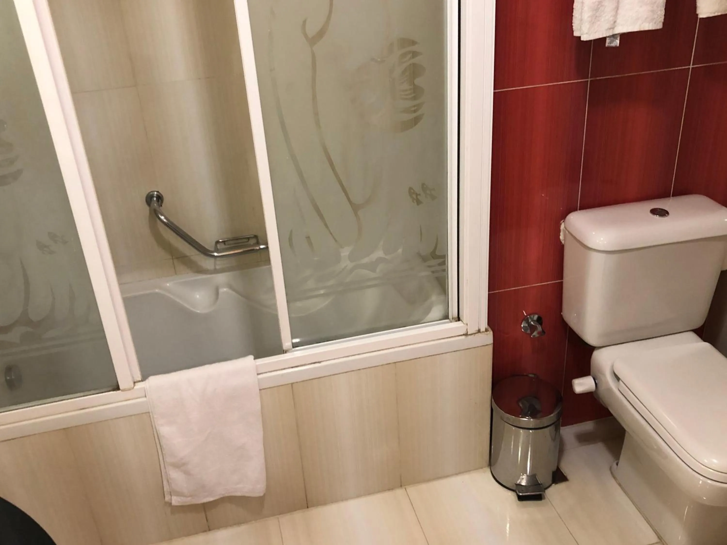 Toilet in Santana Hotel Cairo