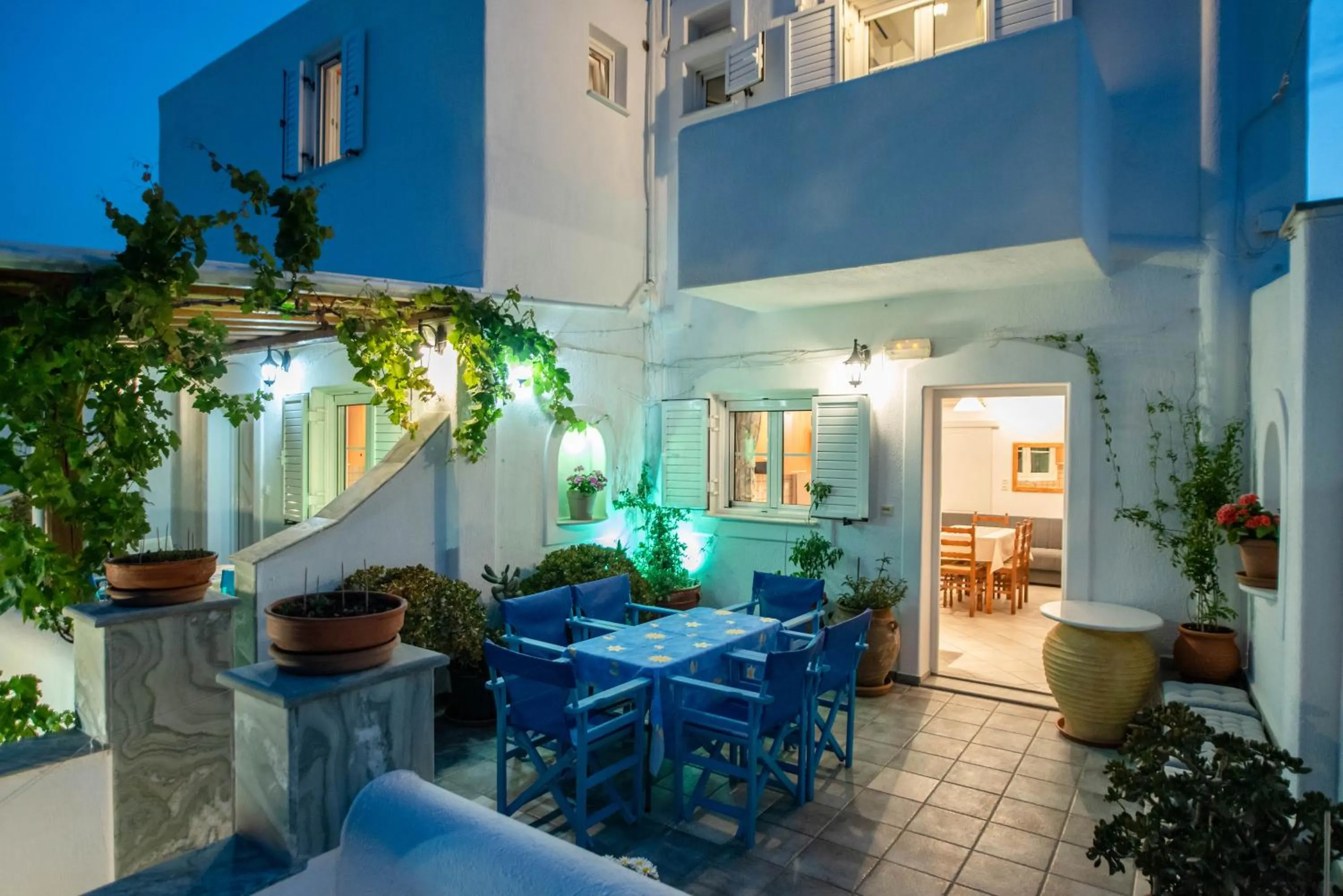 Patio in Kontaratos Studios & Apartments