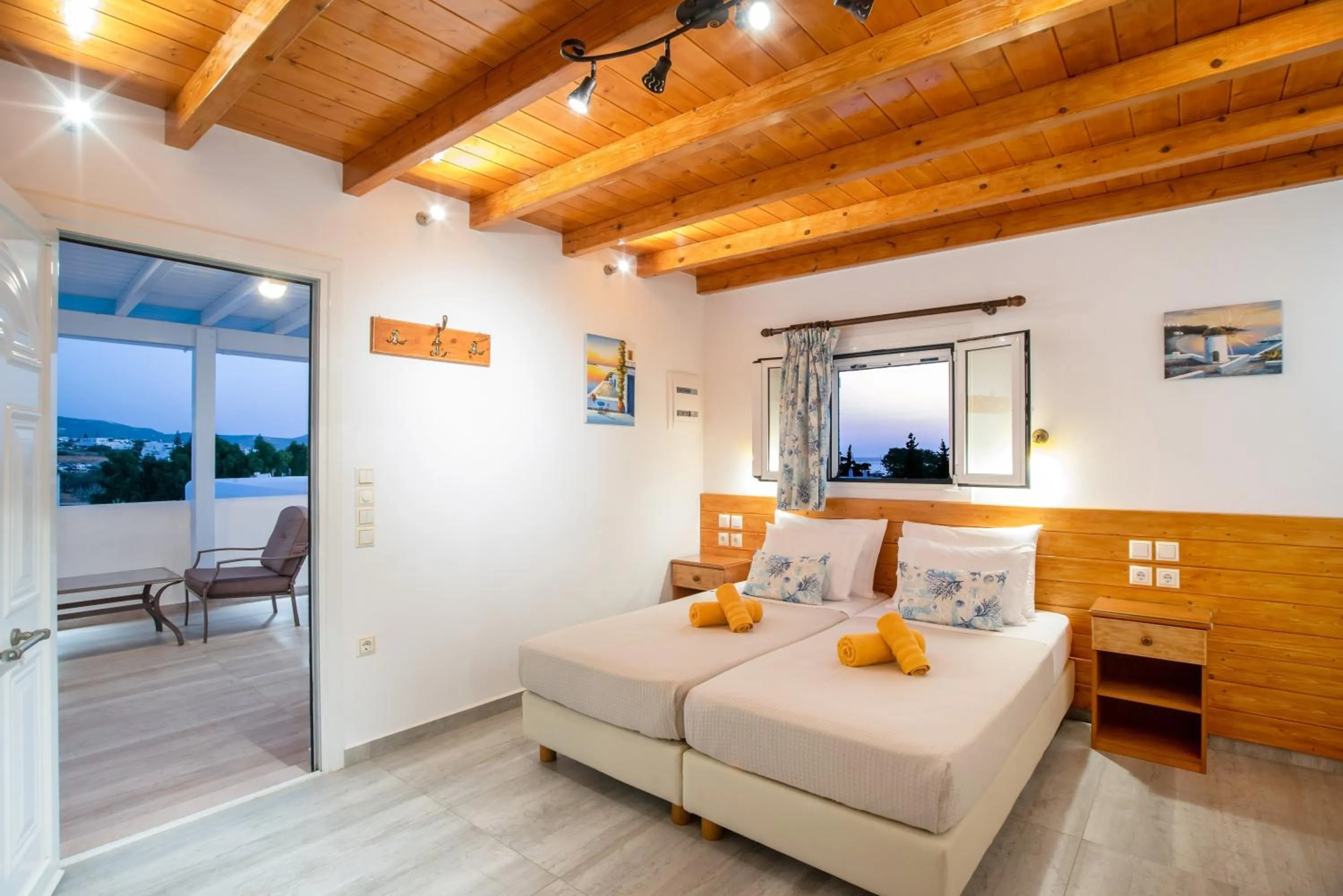 View (from property/room), Bed in Kontaratos Studios & Apartments