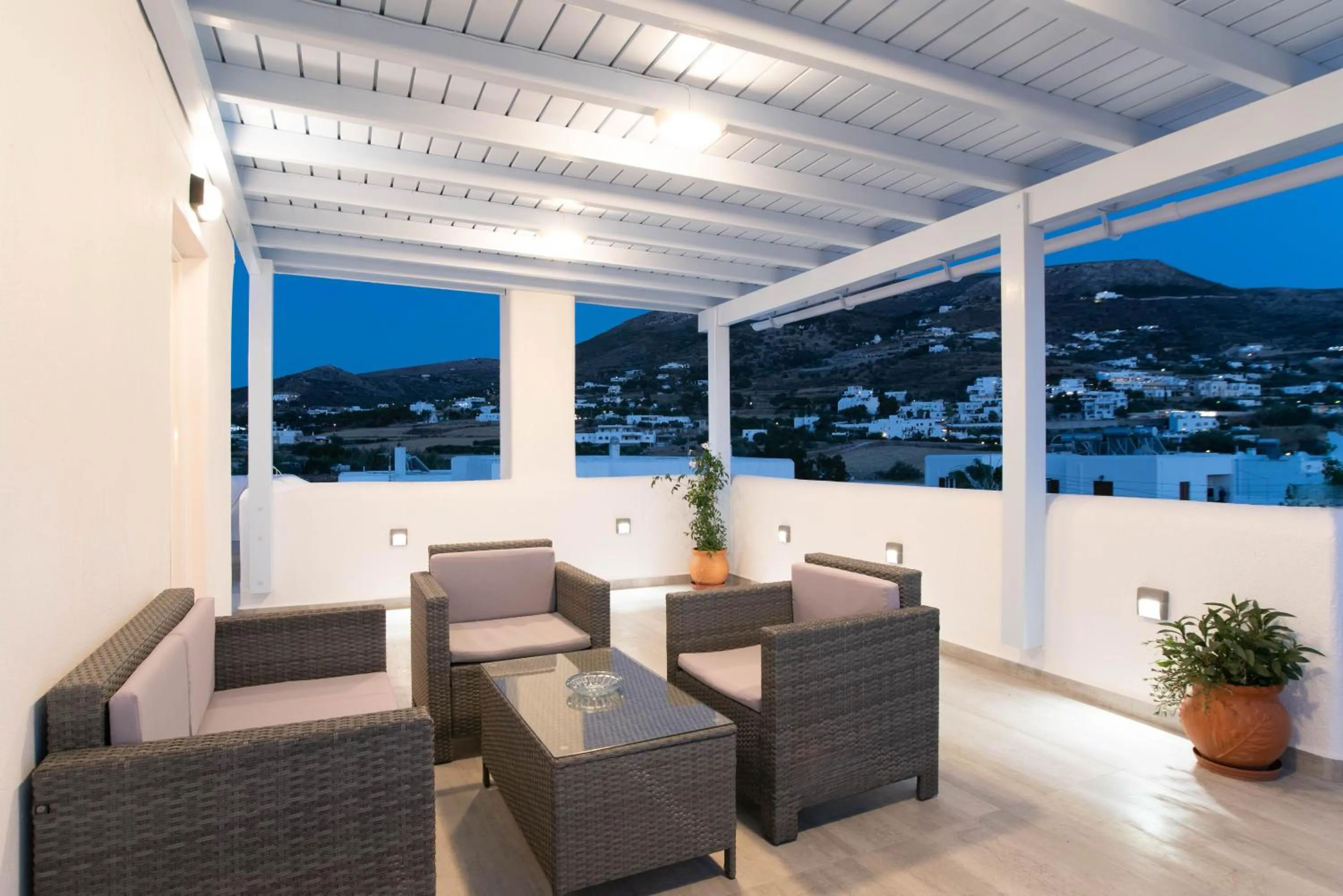 Patio in Kontaratos Studios & Apartments