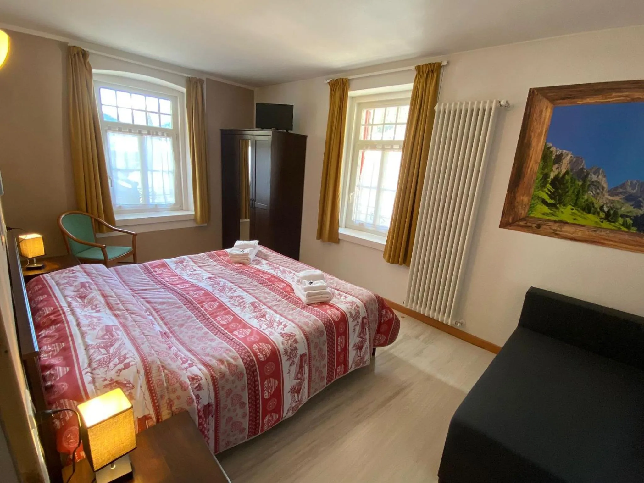 Mountain view, Bed in Soggiorno Dolomiti