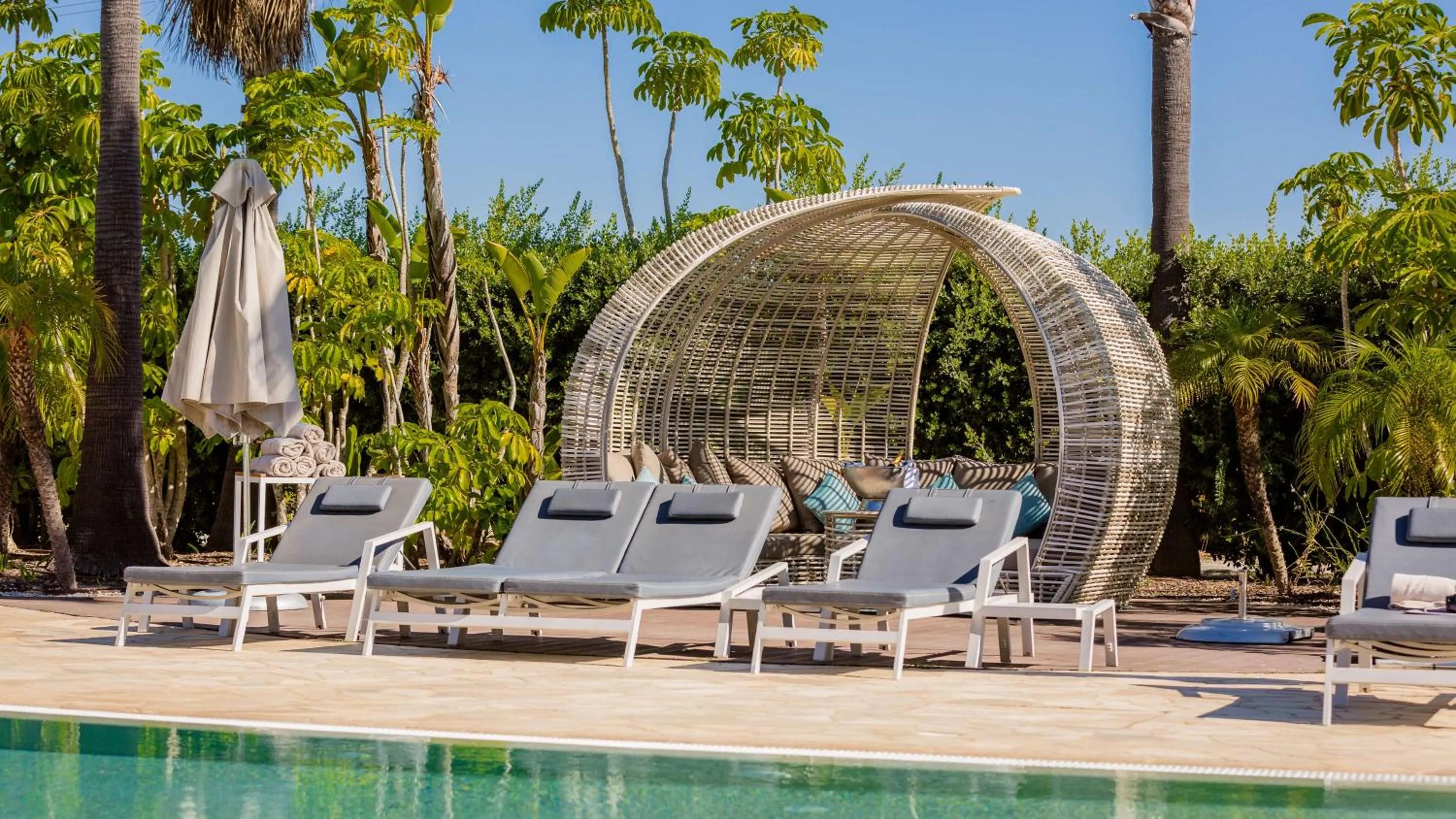 Pool view in Conrad Algarve