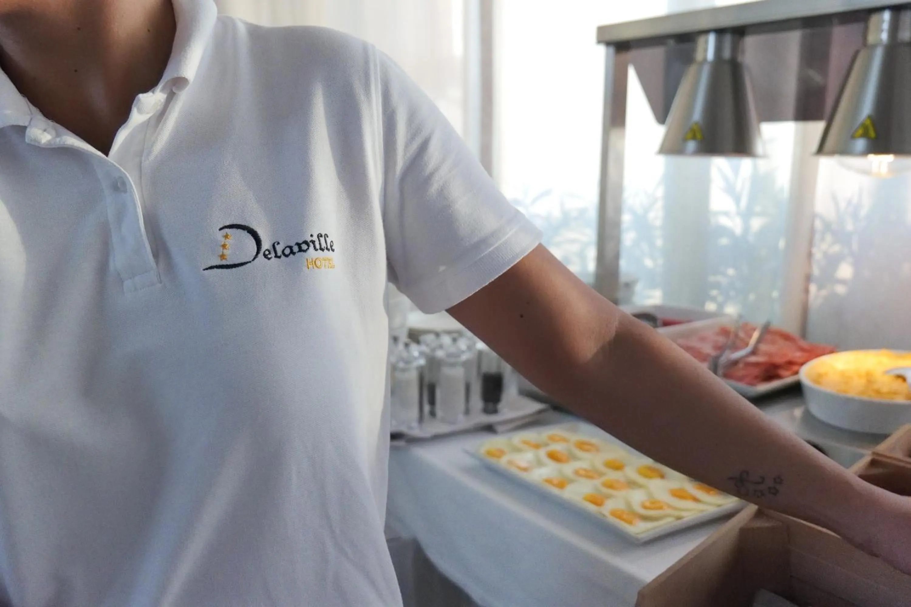 Breakfast in Hotel Delaville Frontemare