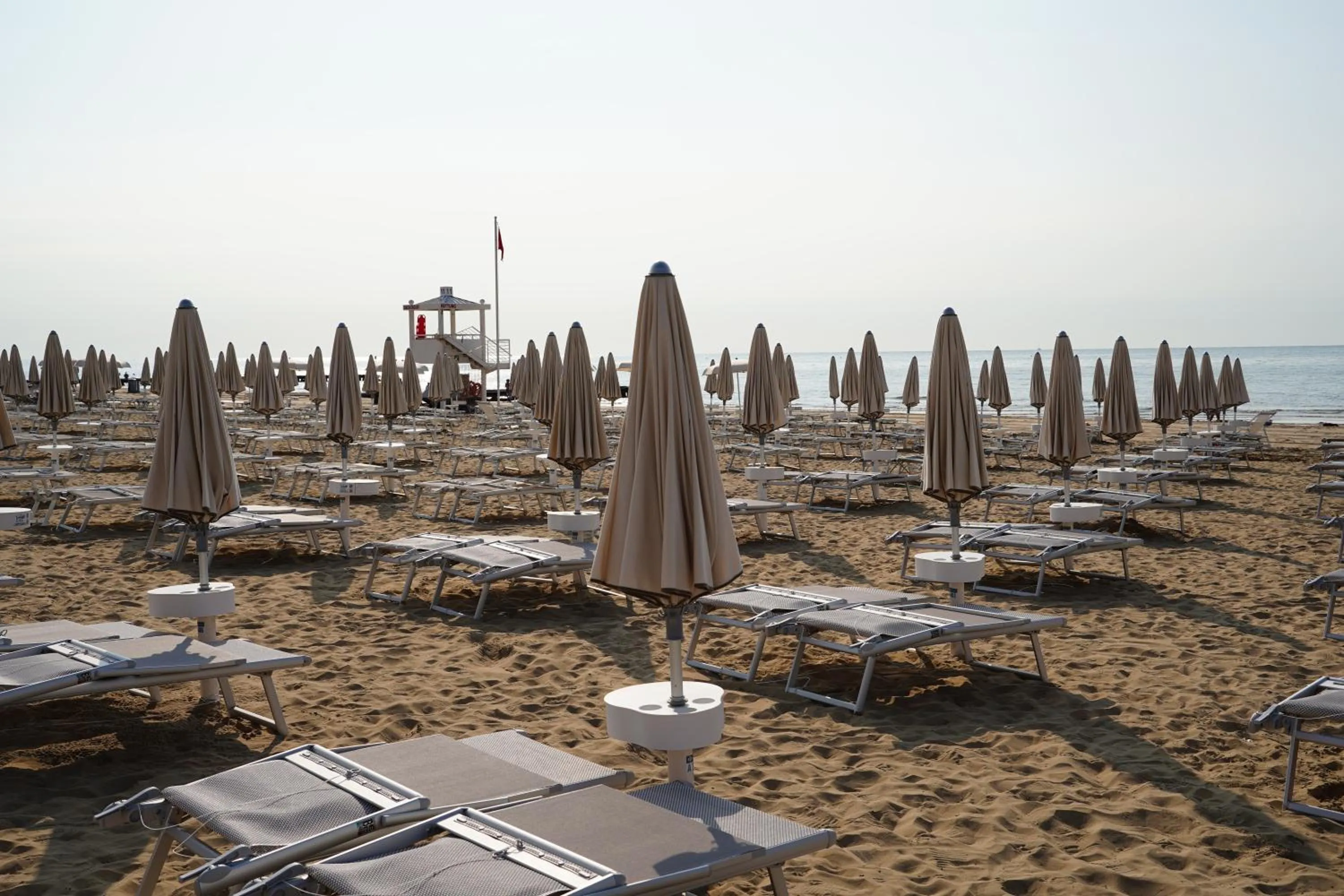 Beach in Hotel Delaville Frontemare