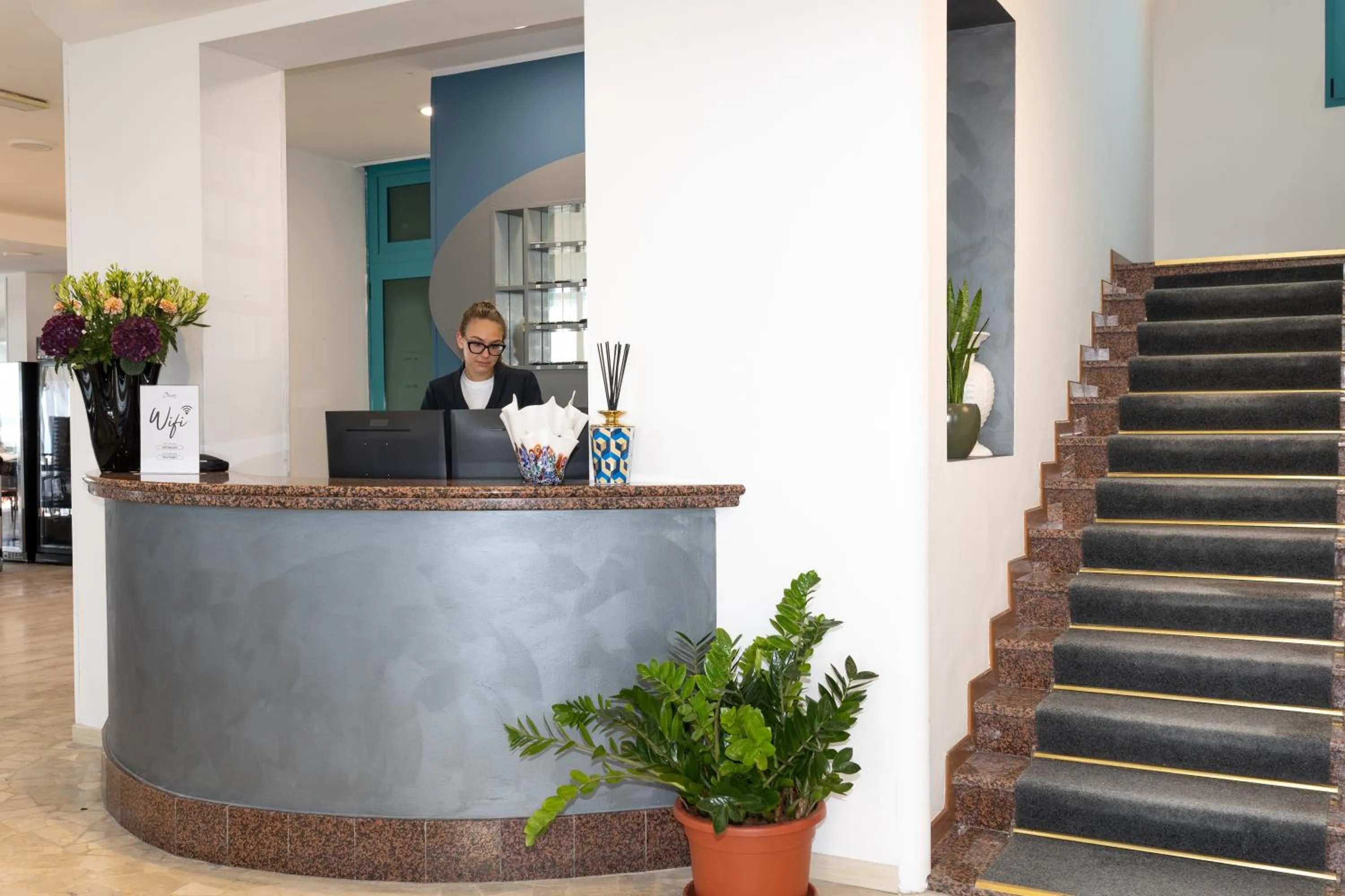 Lobby or reception in Hotel Delaville Frontemare