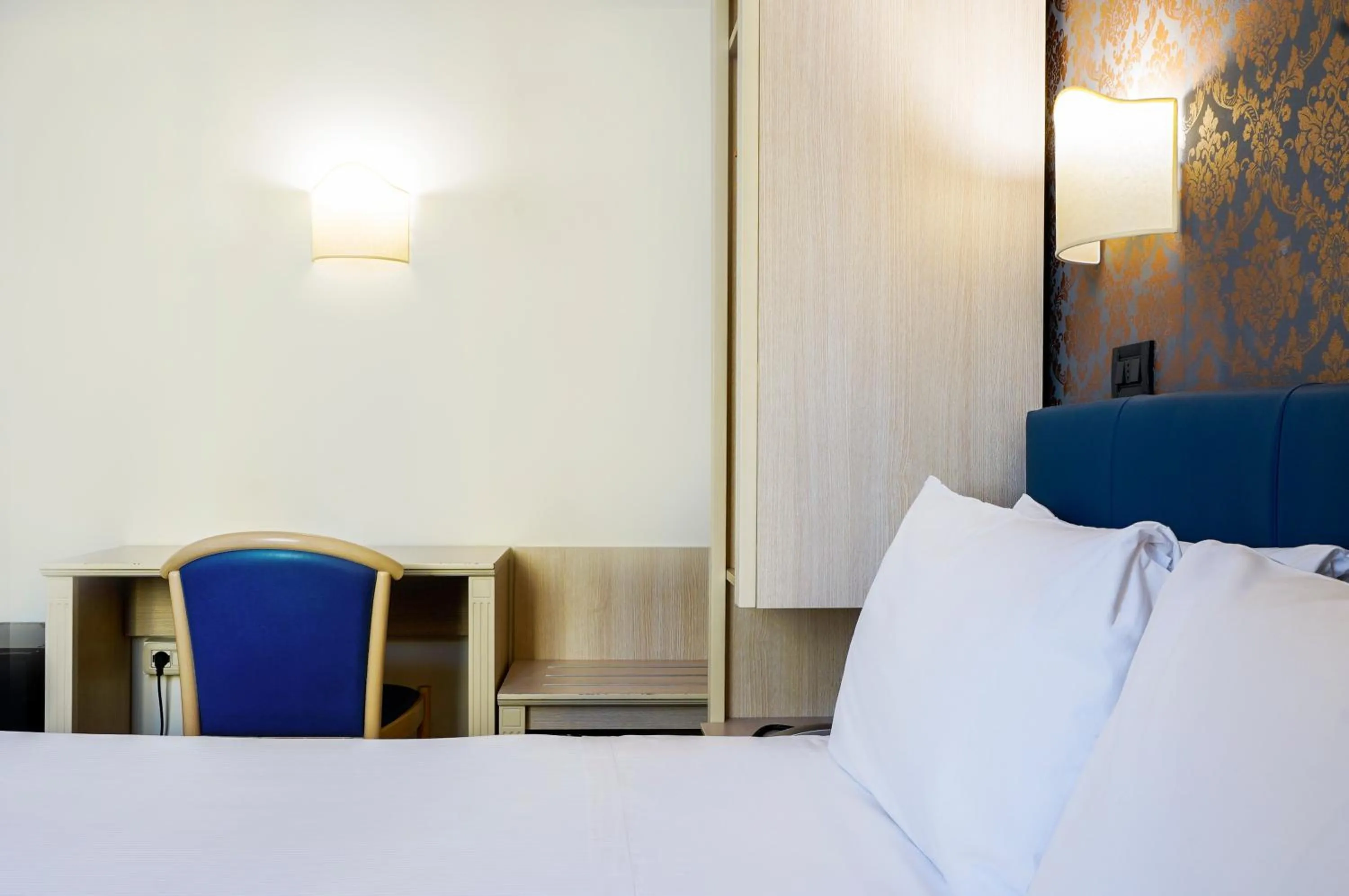 Bed in Hotel Panizza