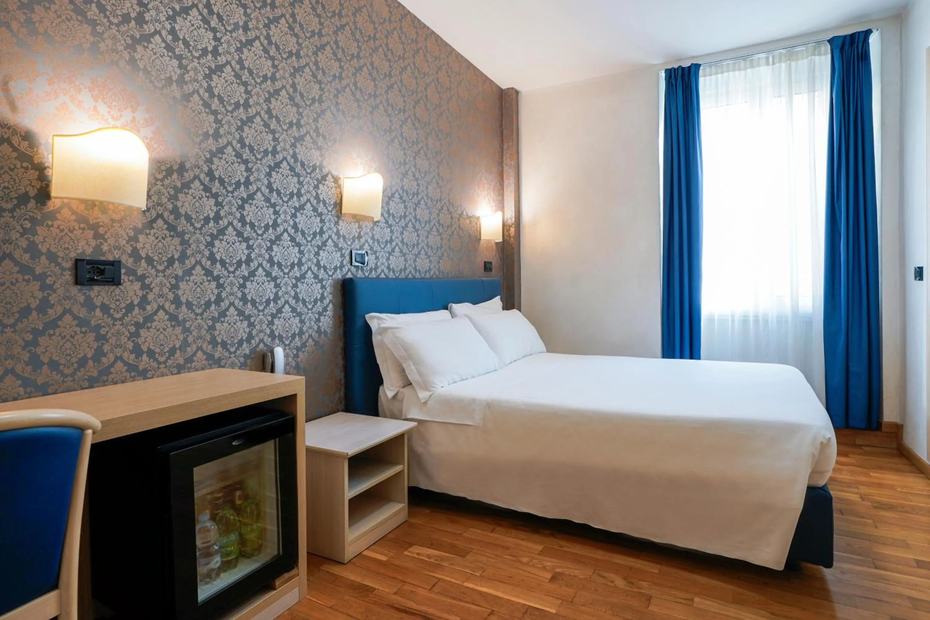 Bed in Hotel Panizza