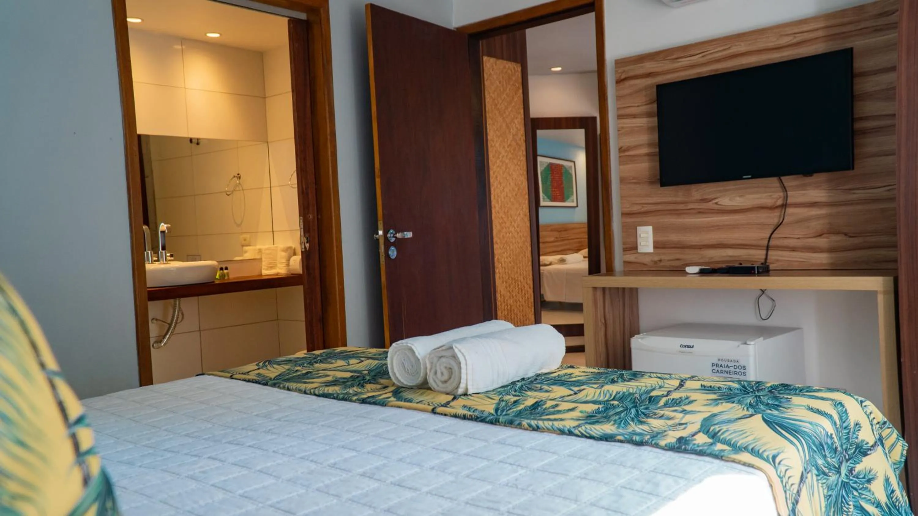 Bed in Pousada Praia dos Carneiros