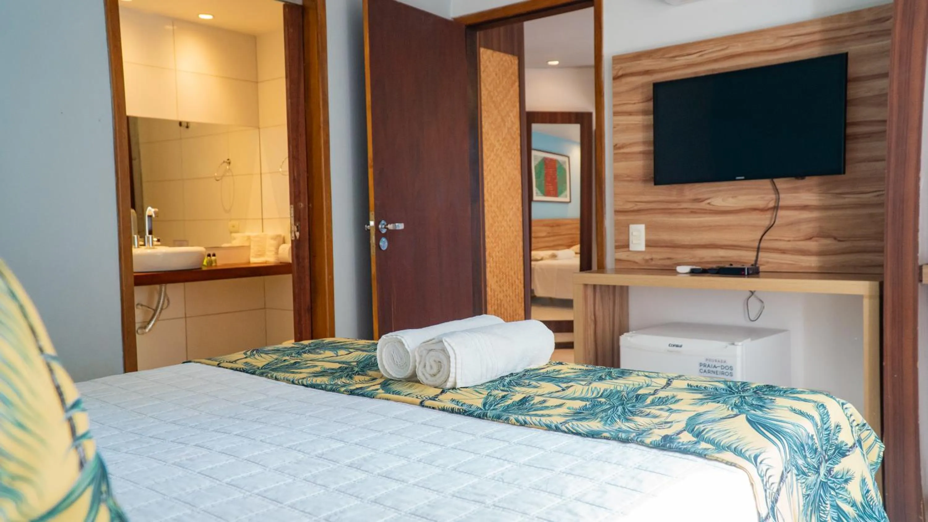 Bed in Pousada Praia dos Carneiros