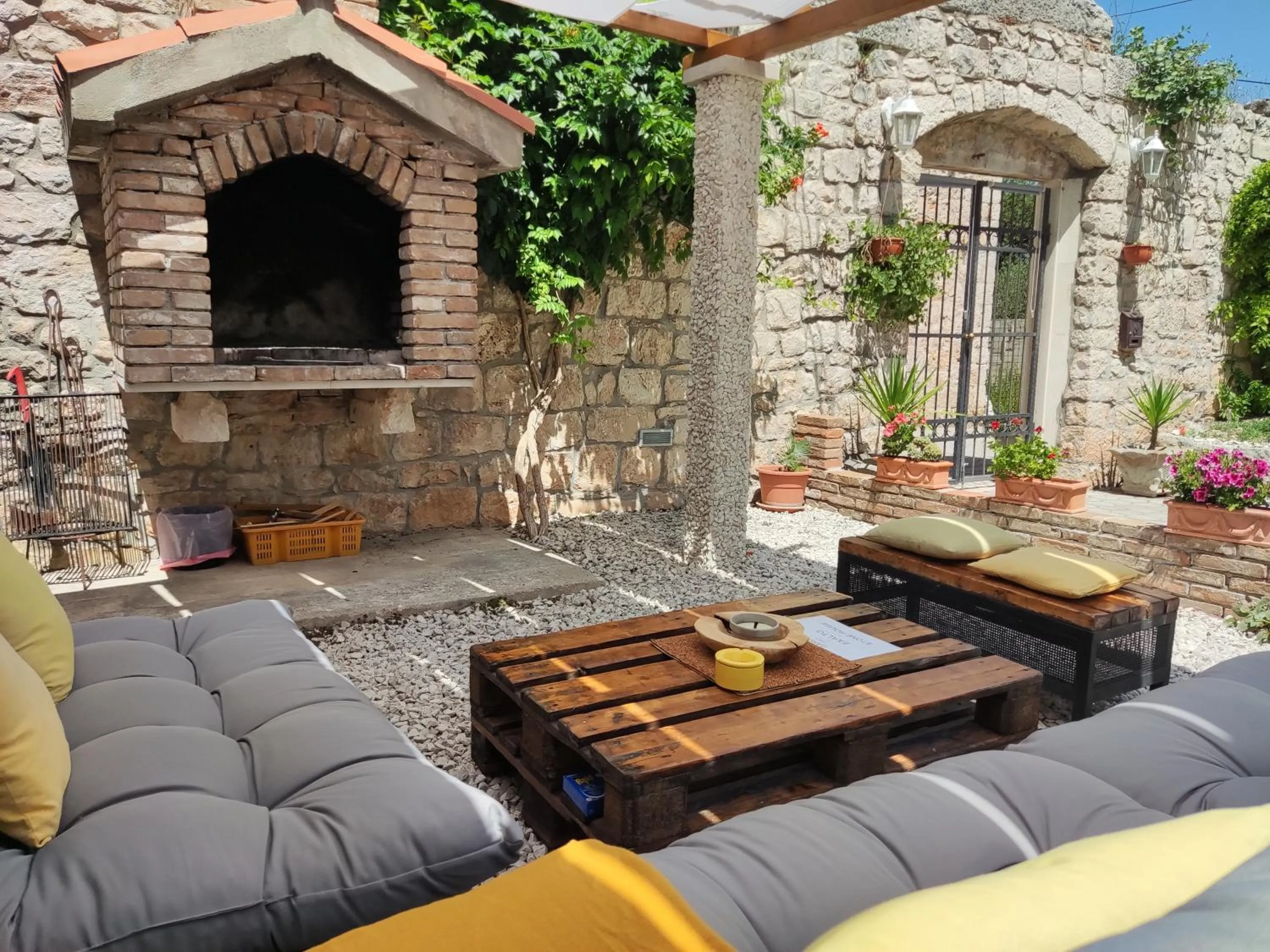 Patio in Guest House Klaudija