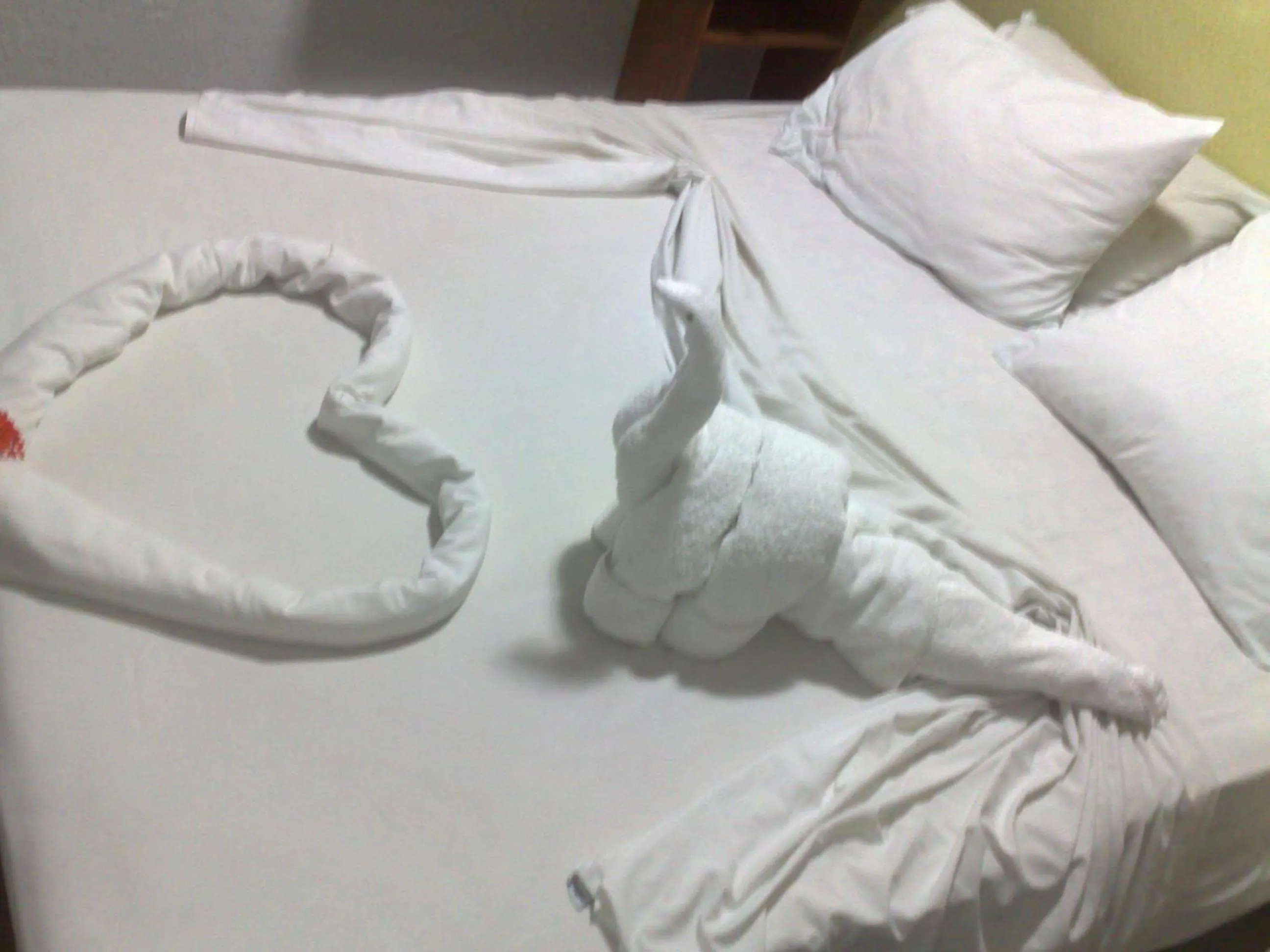 Bed in Pousada Nossa Casa