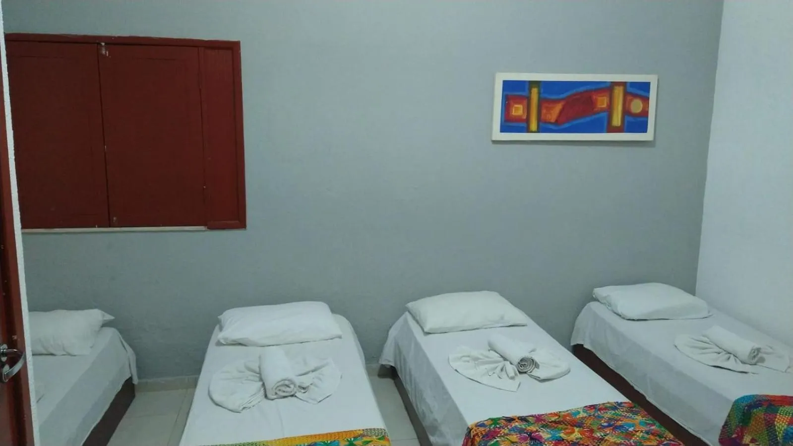 Bed in Pousada Nossa Casa