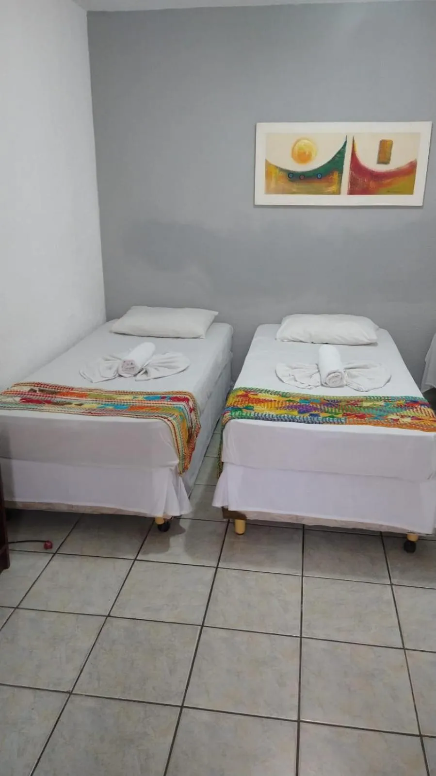 Bed in Pousada Nossa Casa