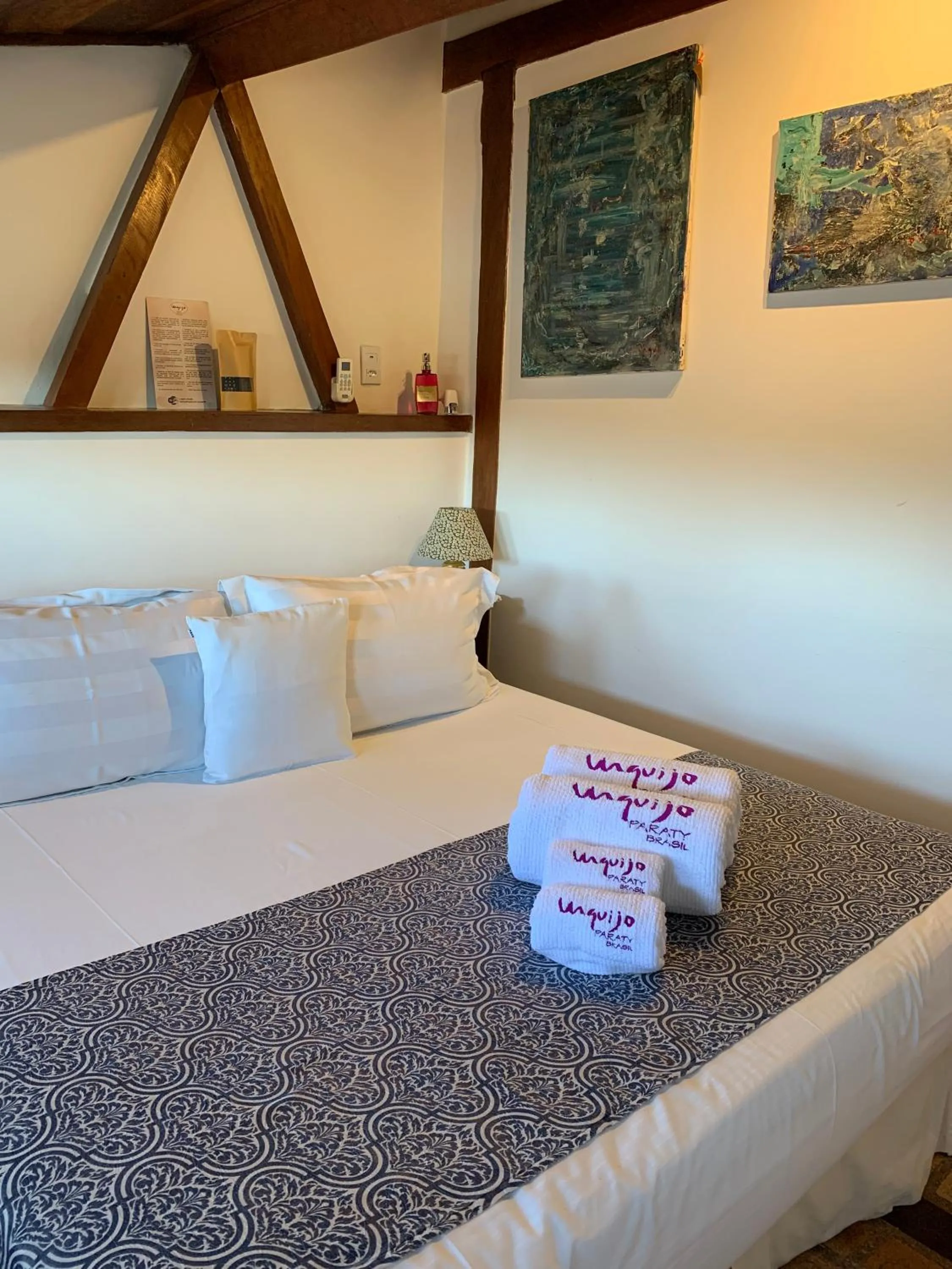 Bed in Pousada Arte Urquijo