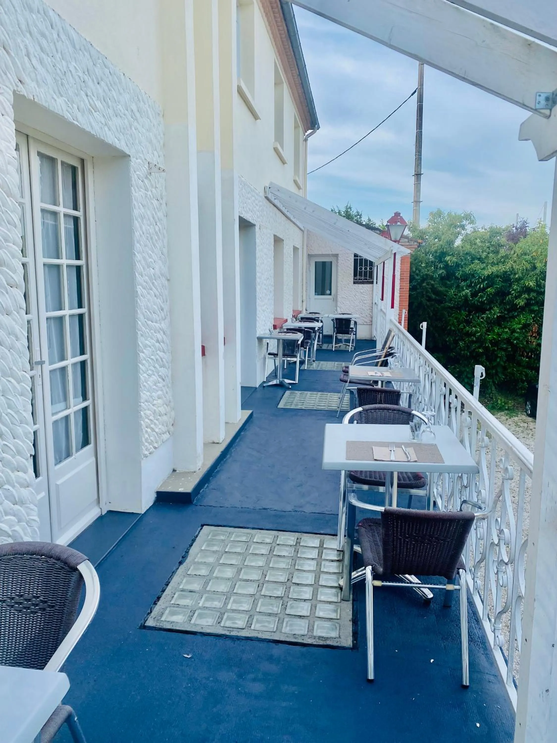 Balcony/Terrace in Auberge de Lamagistere