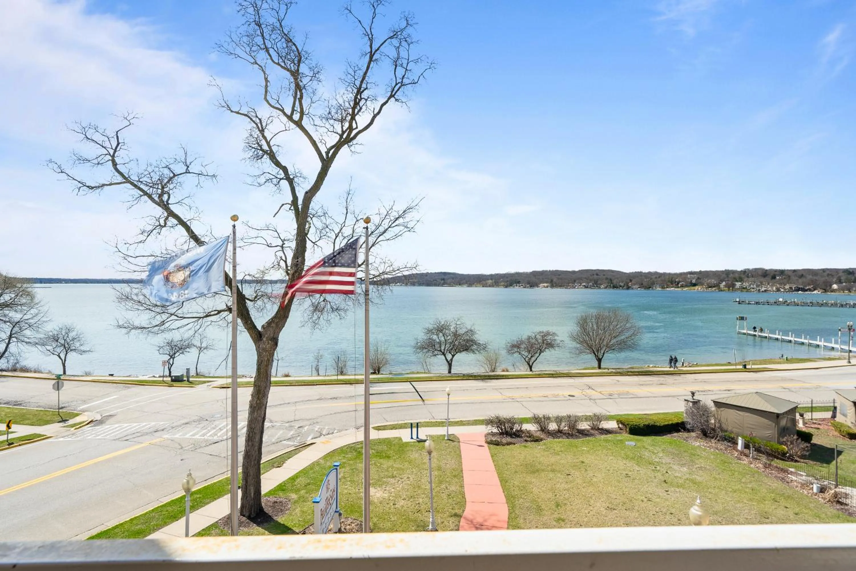 Lake view in Bella Vista Suites Lake Geneva