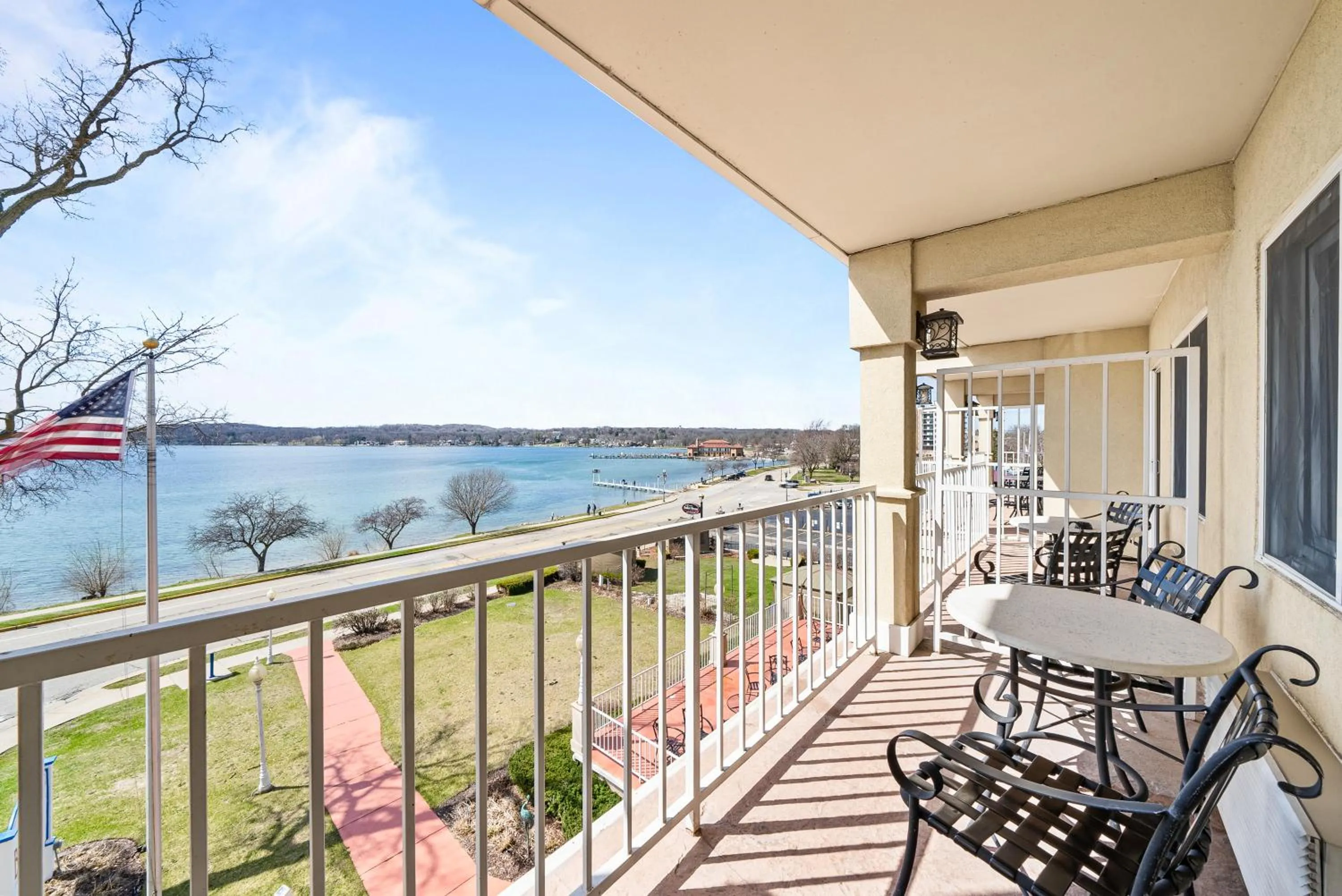 Lake view in Bella Vista Suites Lake Geneva