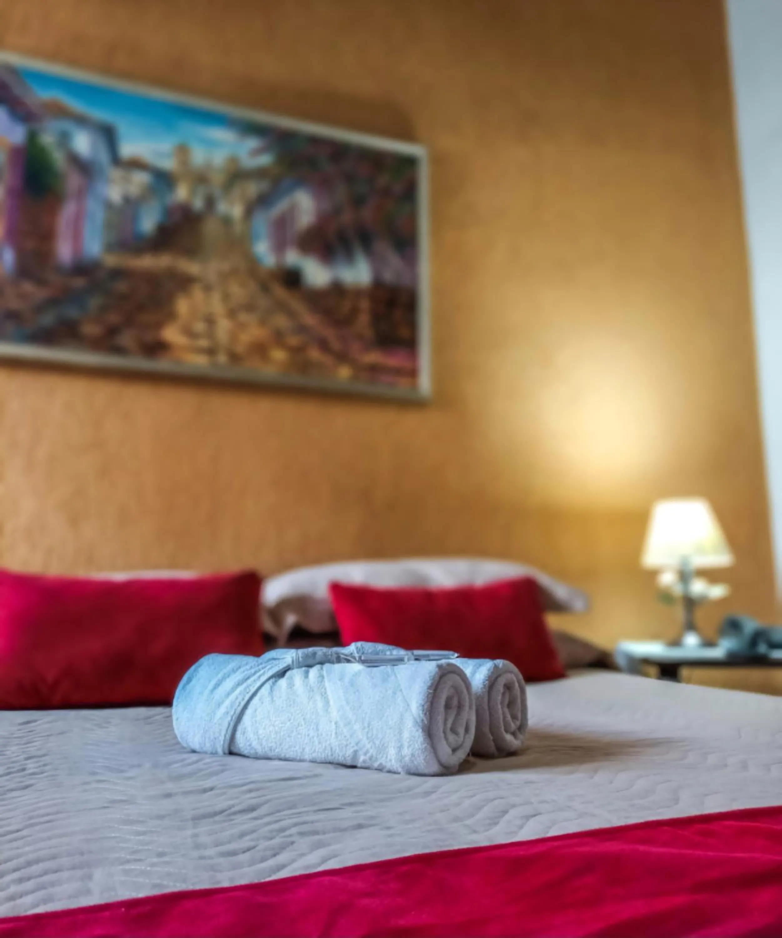 Bed in Pousada Estação do Trem