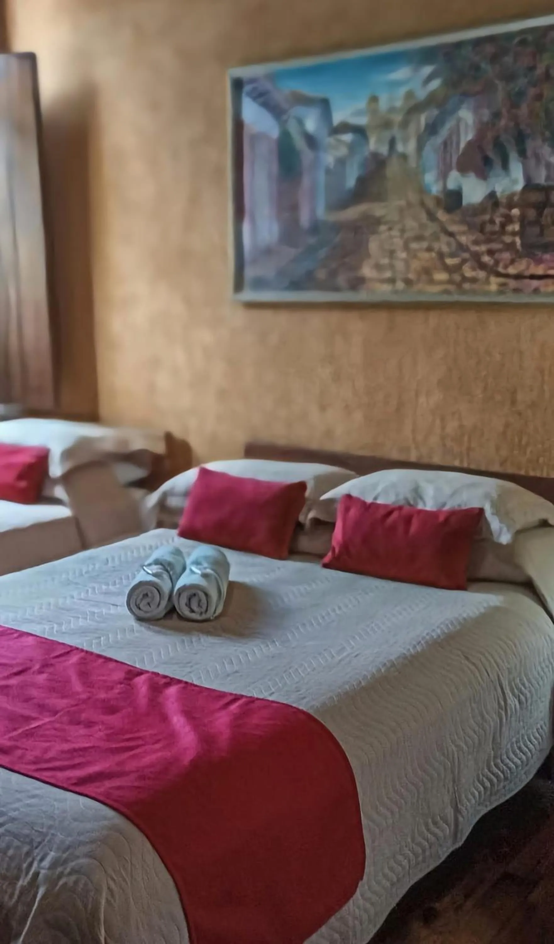 Bed in Pousada Estação do Trem