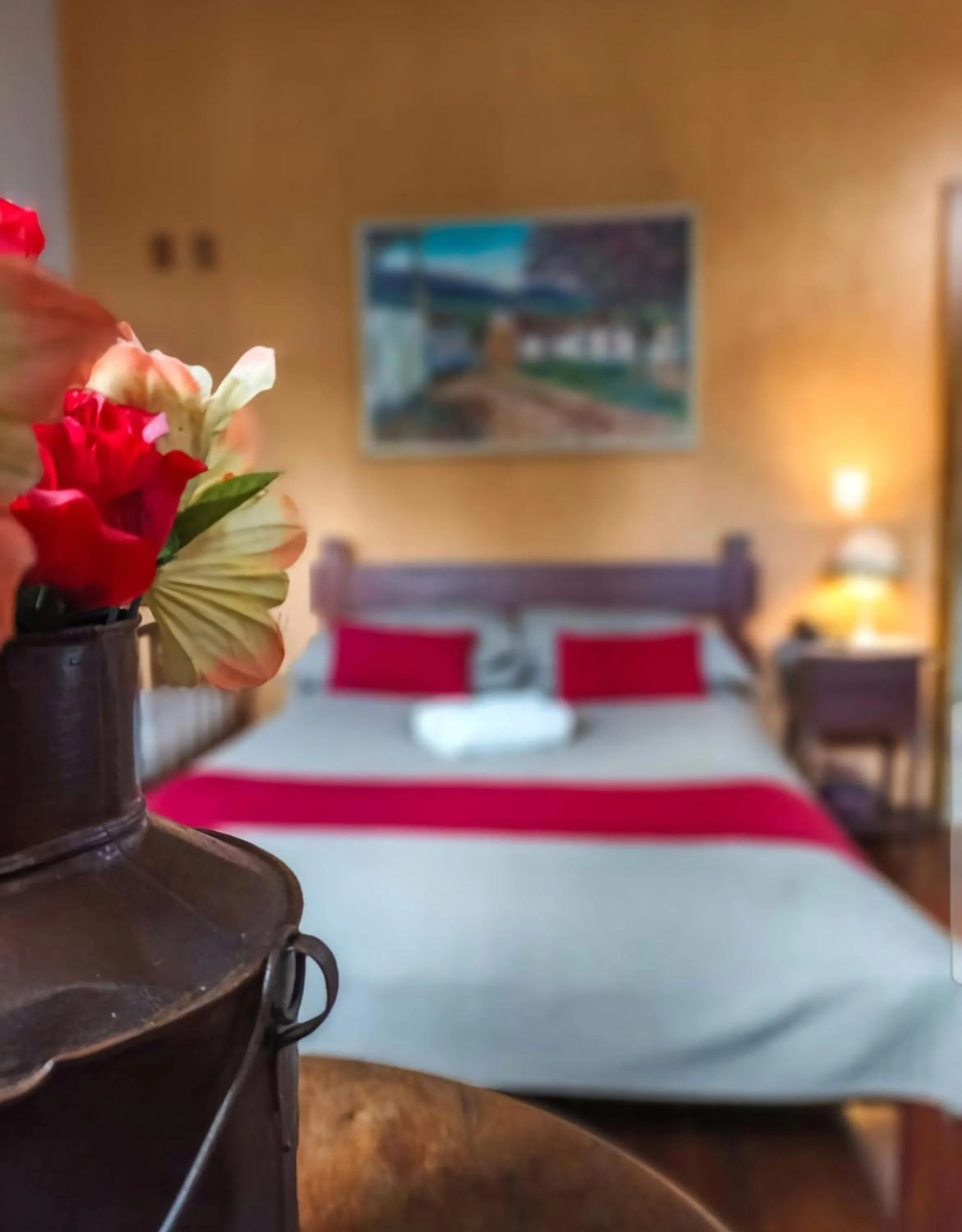 Bed in Pousada Estação do Trem