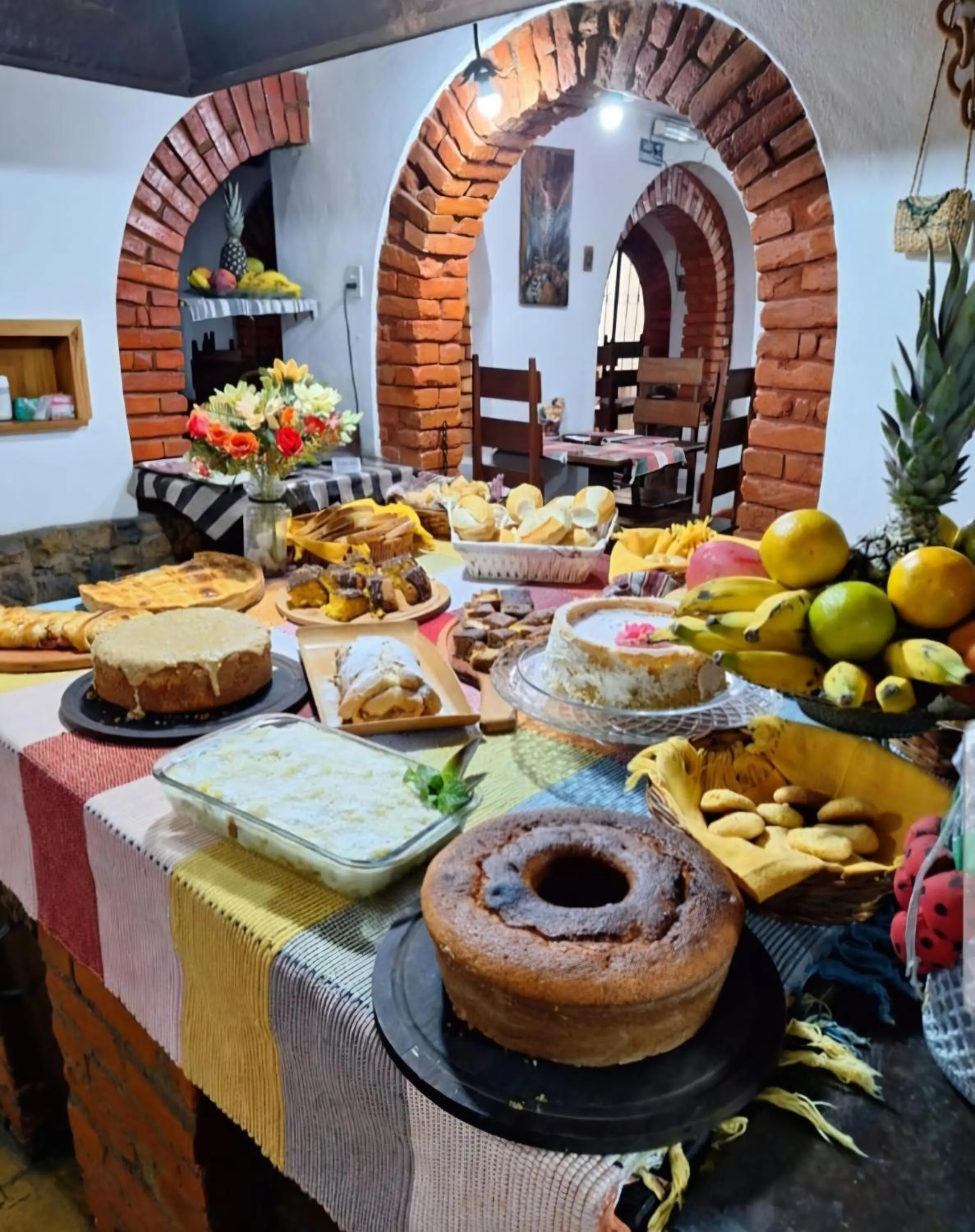 Food and drinks in Pousada Estação do Trem