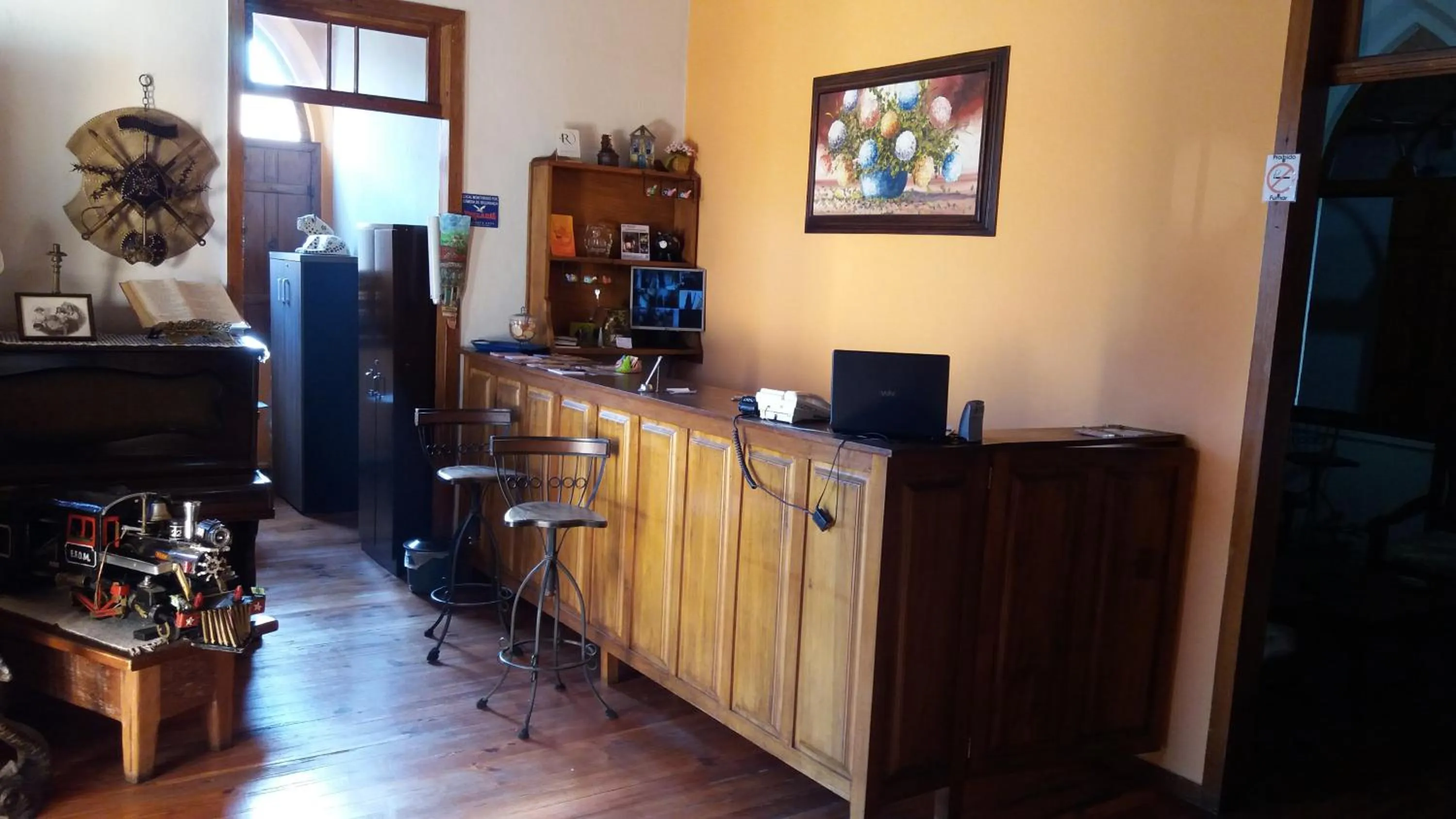 Lobby or reception in Pousada Estação do Trem