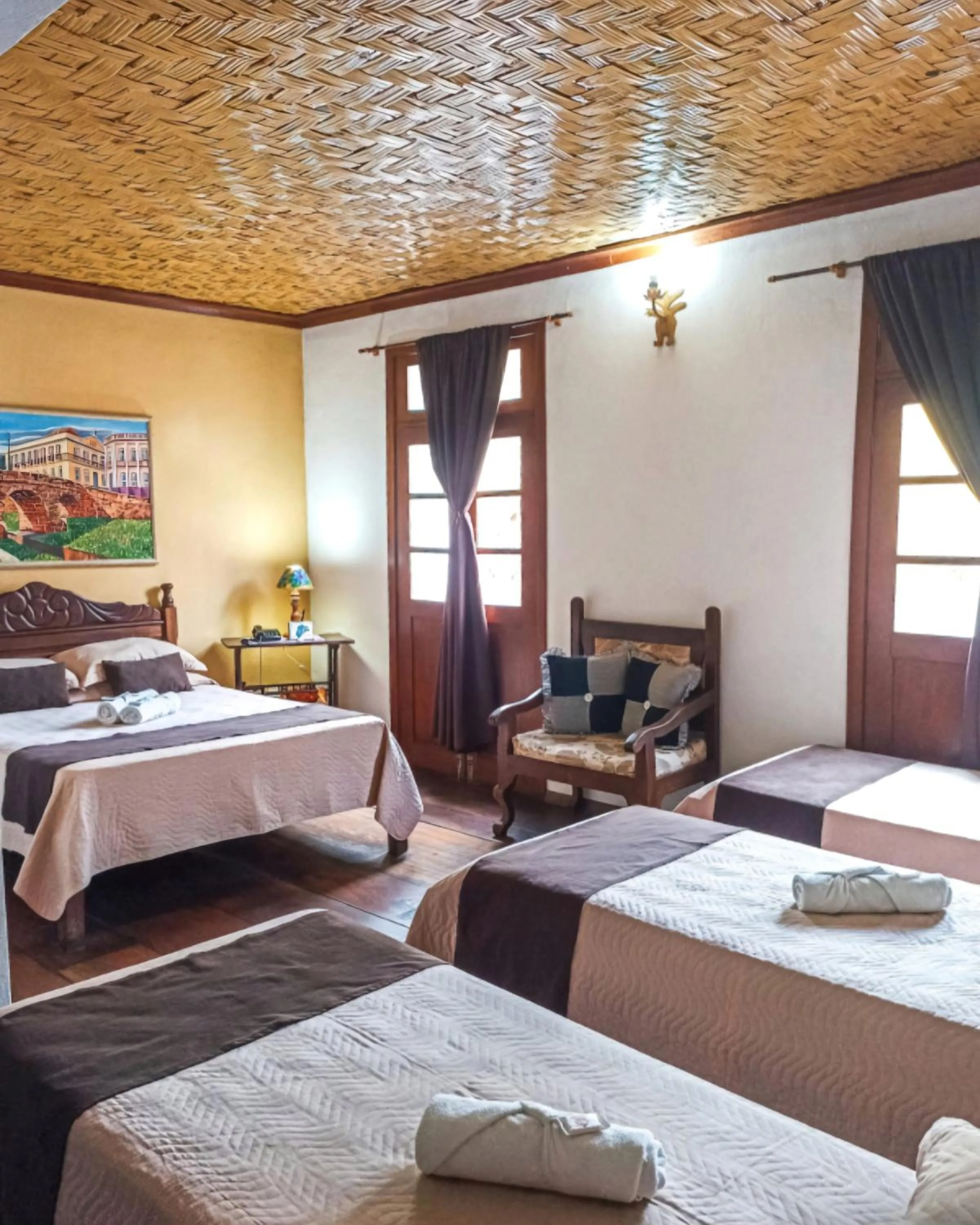 Bed in Pousada Estação do Trem