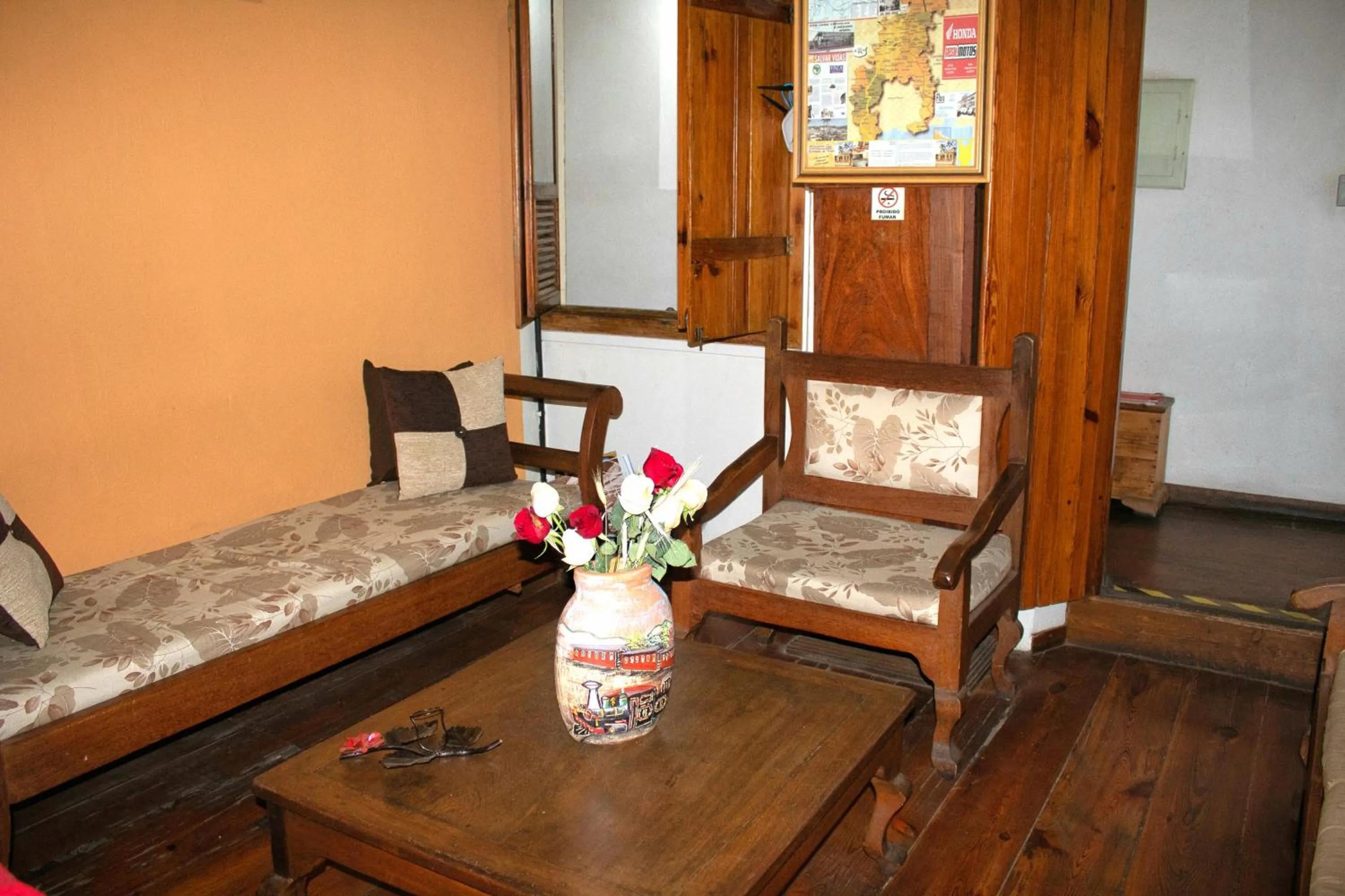 Living room in Pousada Estação do Trem