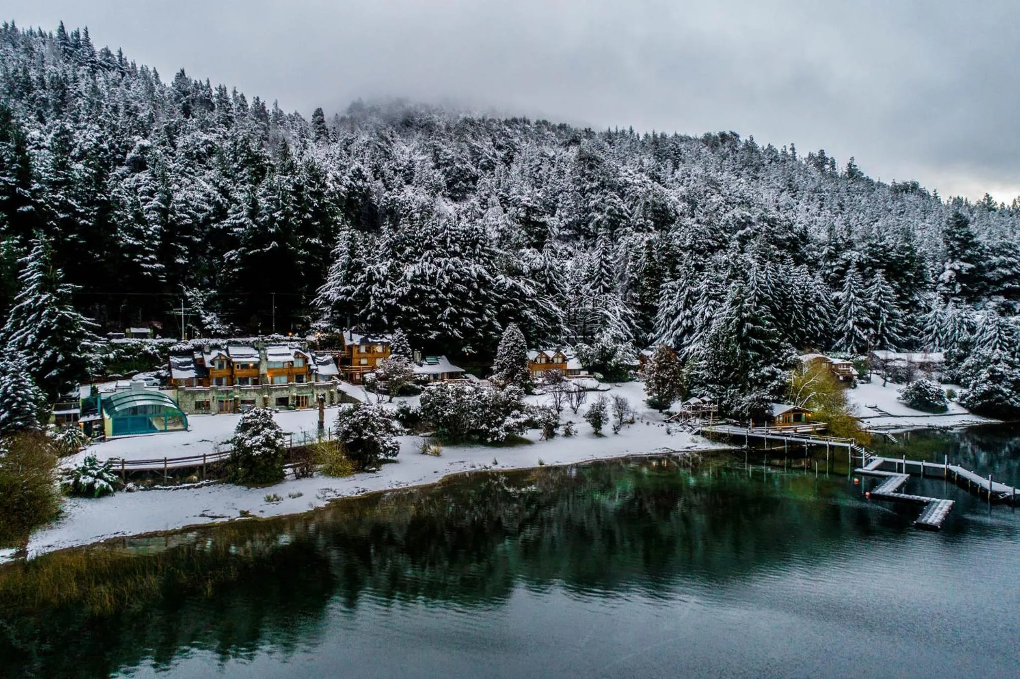 Natural landscape in Cabañas Puerto Pireo