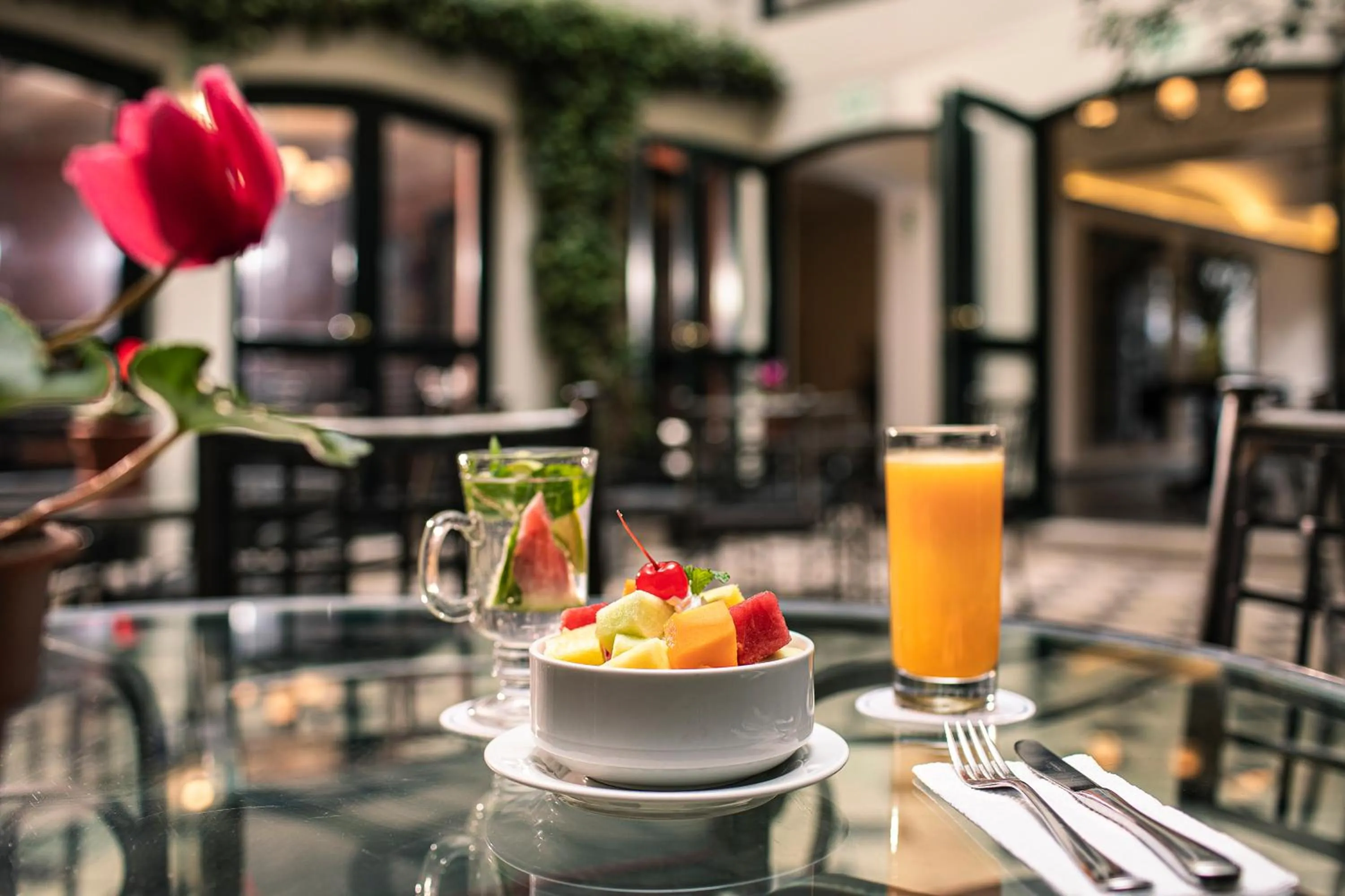 Food and drinks in LP Los Portales Hotel Cusco